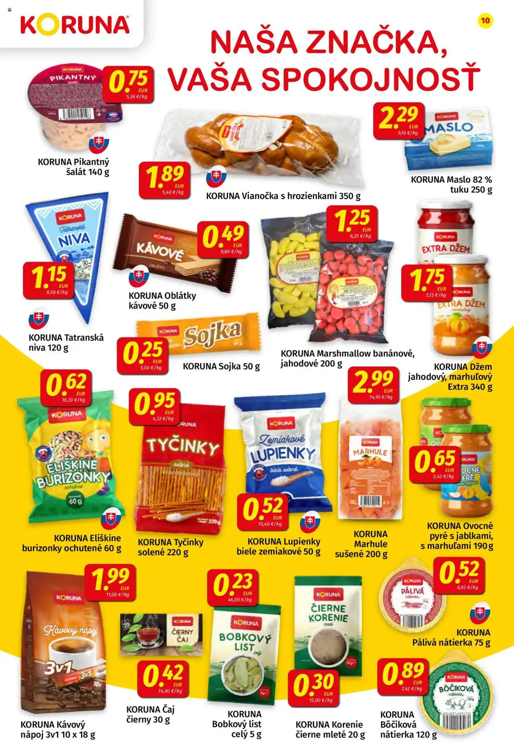 Koruna leták - platný leták od 01.08.2025 strana 10 z 24 Koruna leták - platný leták od 01.08.2025 strana 10 z 24
