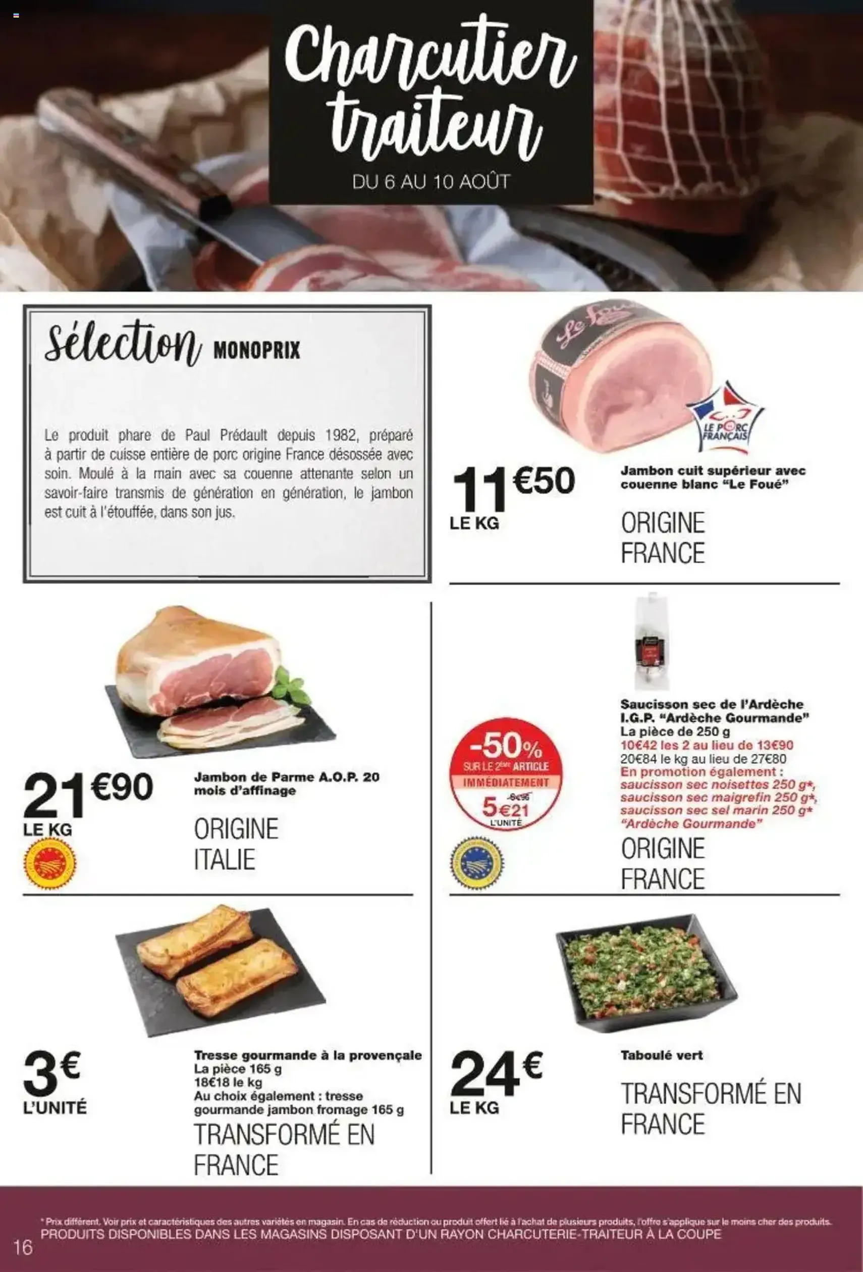 Monoprix catalogue - brochure valable à partir du 29/07/2025, page 16 sur 47 Monoprix catalogue - brochure valable à partir du 29/07/2025, page 16 sur 47