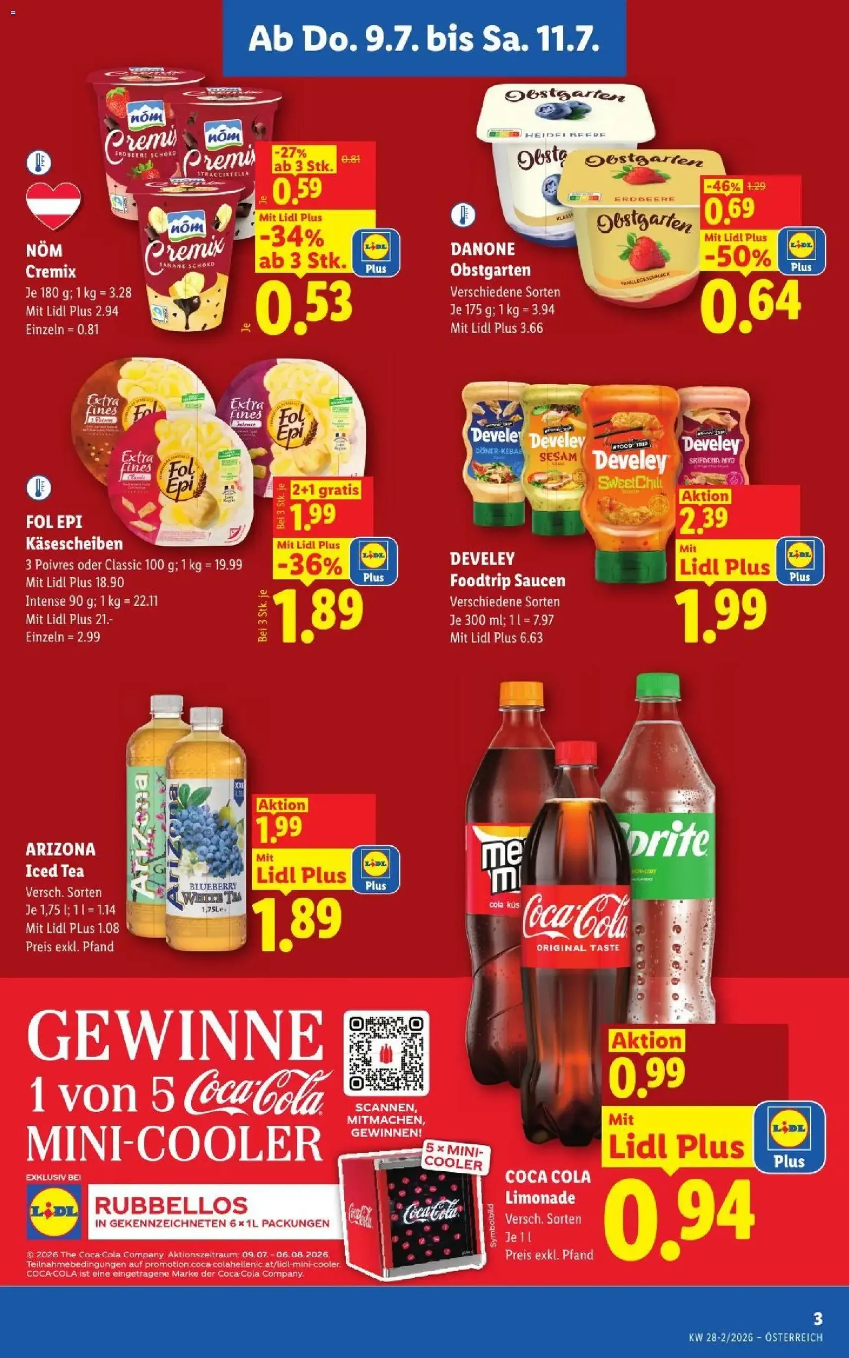 Lidl - Flugblatt - Gültiger Prospekt ab 09.07.2026, Seite 3 von insgesamt 53