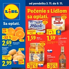 Lidl leták - náhľad letáku platný od 03.11.2025