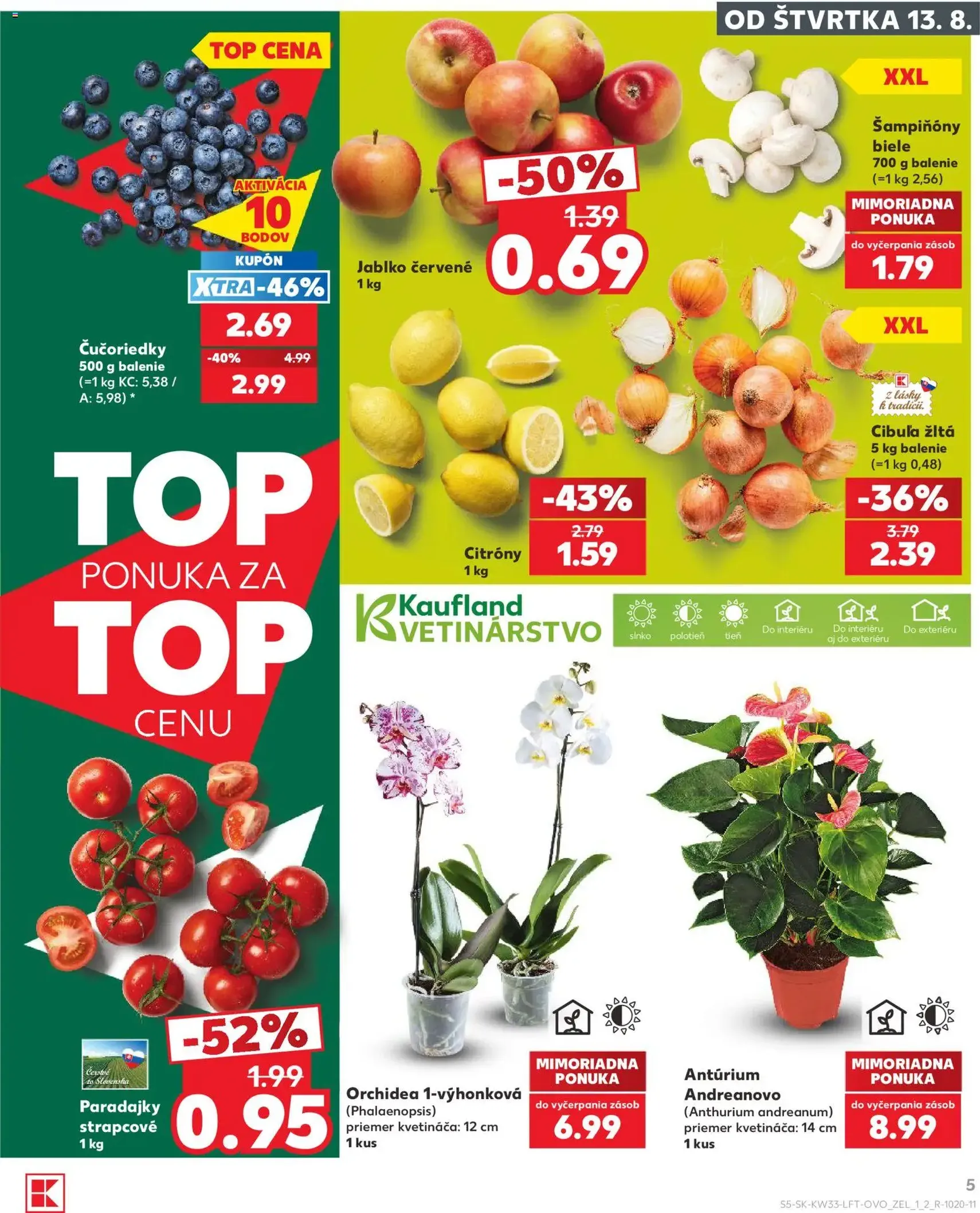 Kaufland leták - platný leták od 13.08.2026 strana 5 z 80