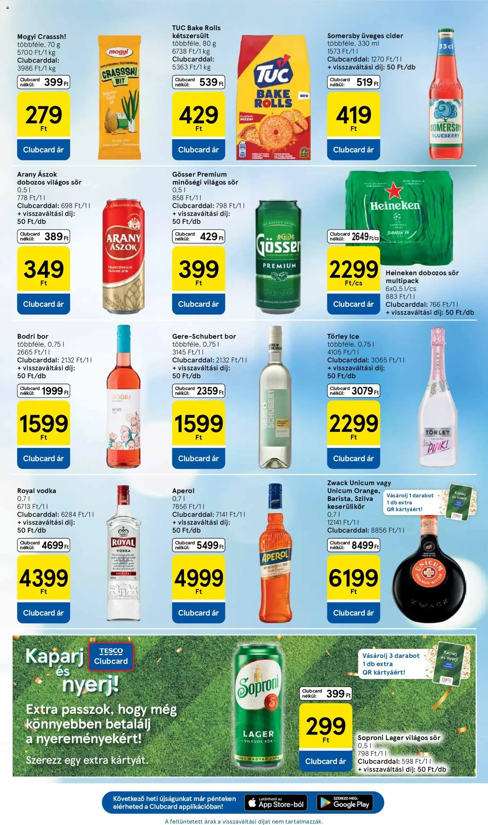 Tesco aktuális akciós újság - 2026.06.04. érvényes szórólap 7 oldal 36 oldalból