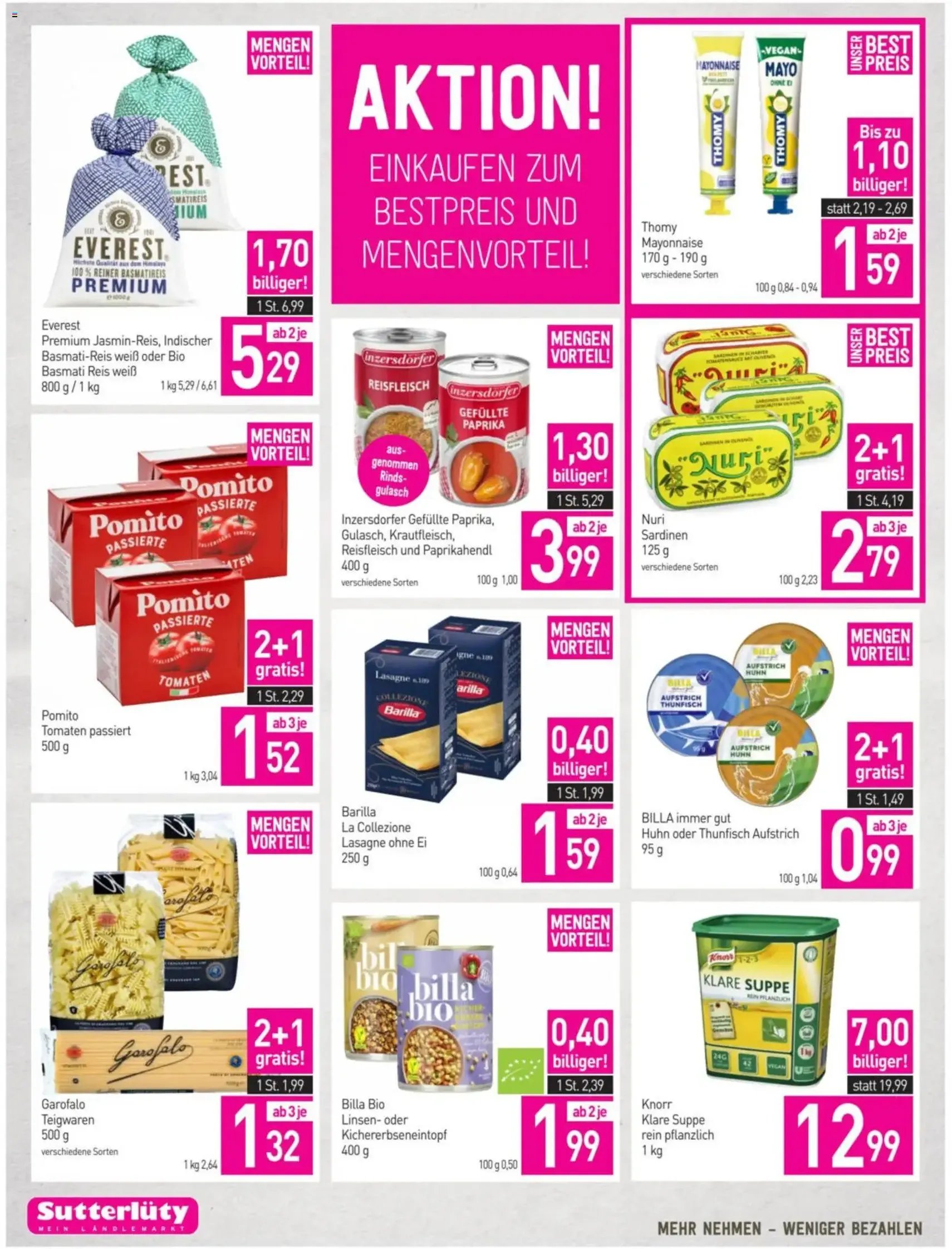 Sutterlüty Flugblatt - Gültiger Prospekt ab 05.11.2025, Seite 20 von insgesamt 24