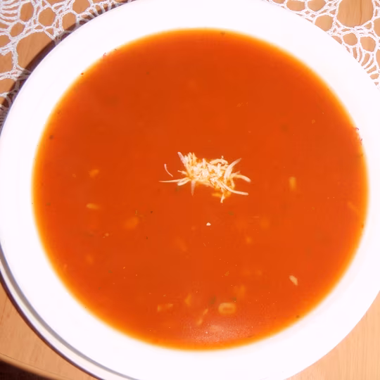 Náhled receptu Rajčatová polévka pro děti