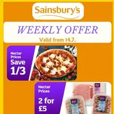 Sainsbury's - Offers - Flyer preview valid from 14/07/2026