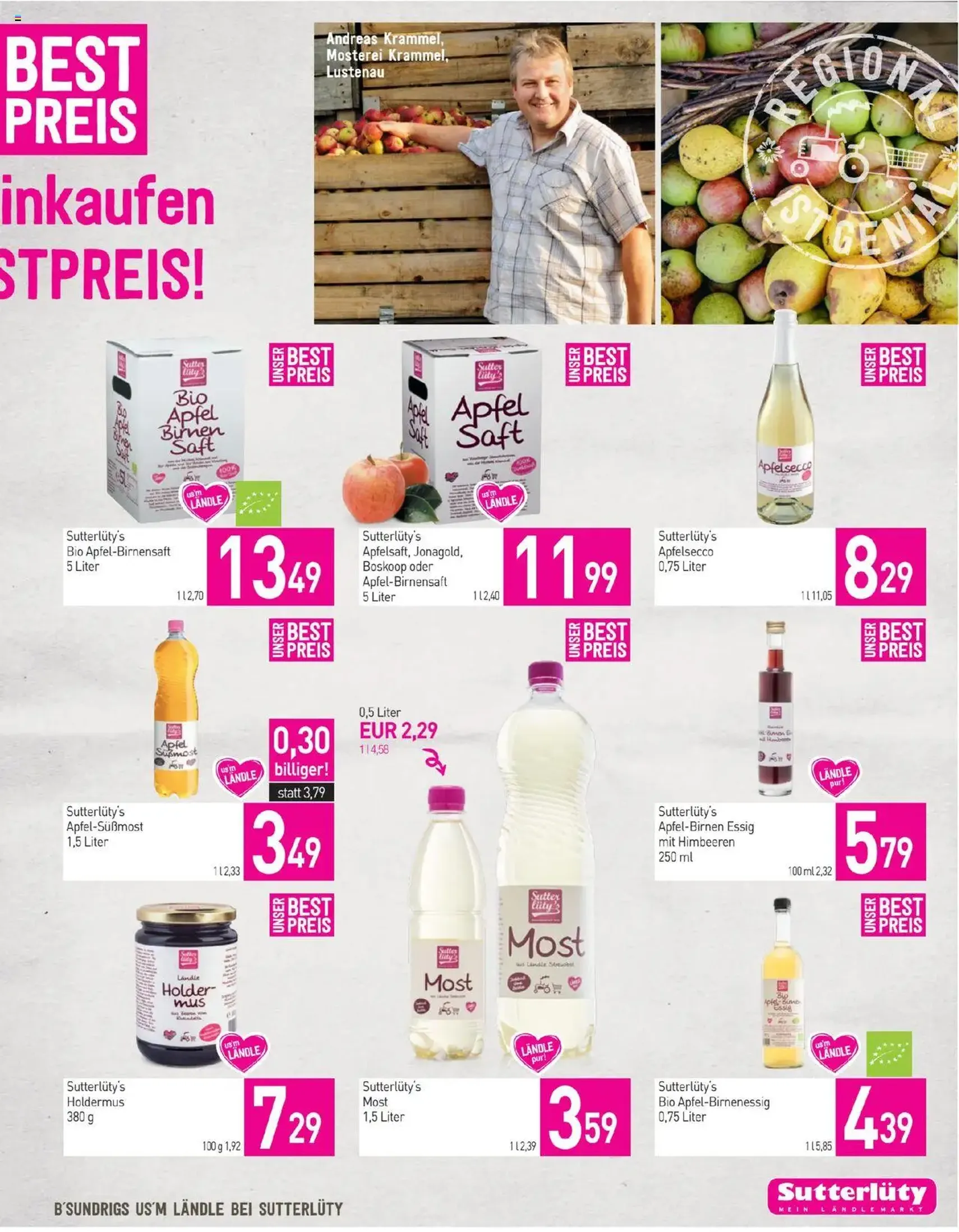 Sutterlüty Flugblatt - Gültiger Prospekt ab 02.10.2025, Seite 11 von insgesamt 20