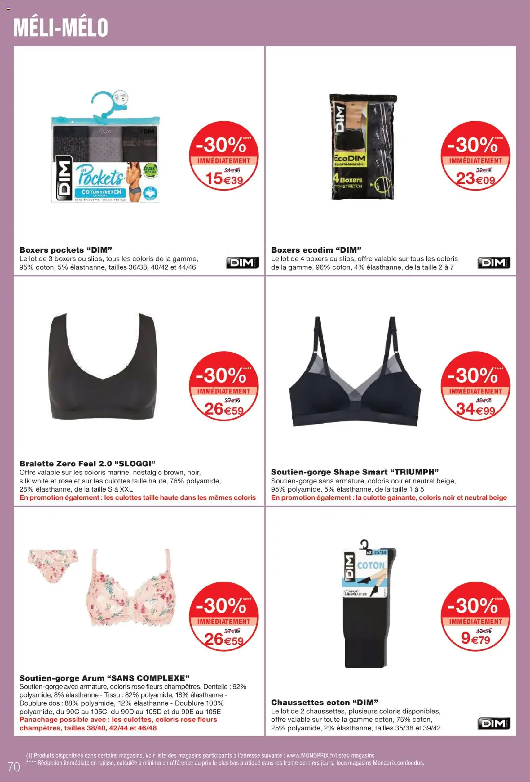 Monoprix catalogue - brochure valable à partir du 19/05/2026, page 70 sur 75