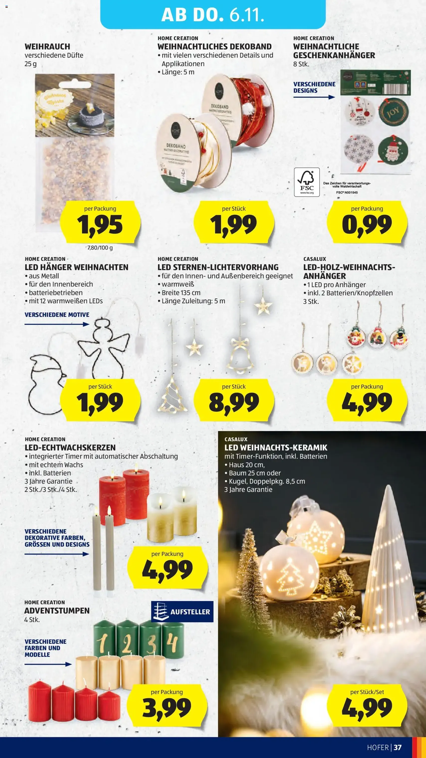 Hofer Flugblatt - Gültiger Prospekt ab 30.10.2025, Seite 41 von insgesamt 45