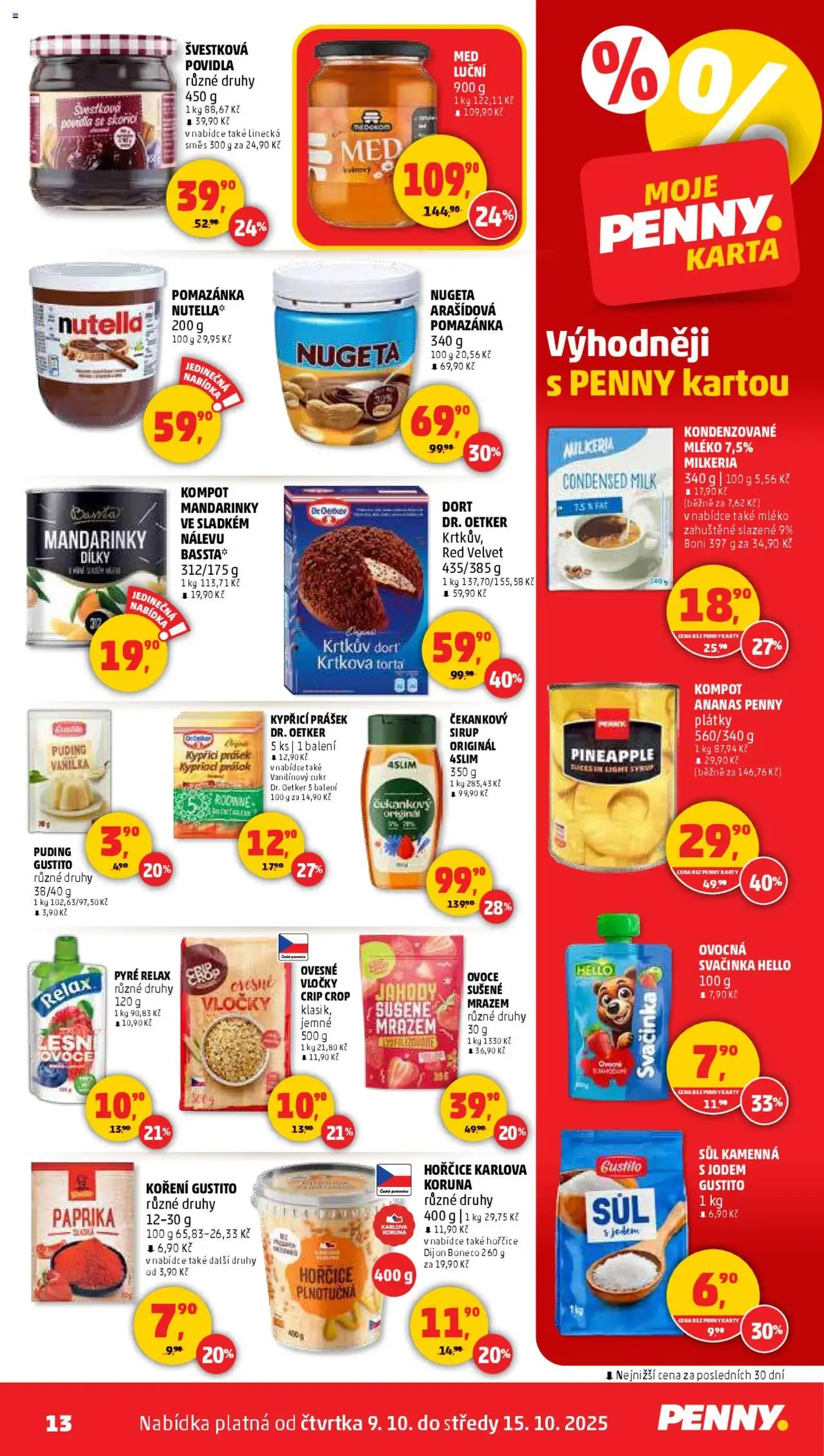 Penny Market leták - Čtvrtečník - platný leták od 09.10.2025 strana 13 z 34