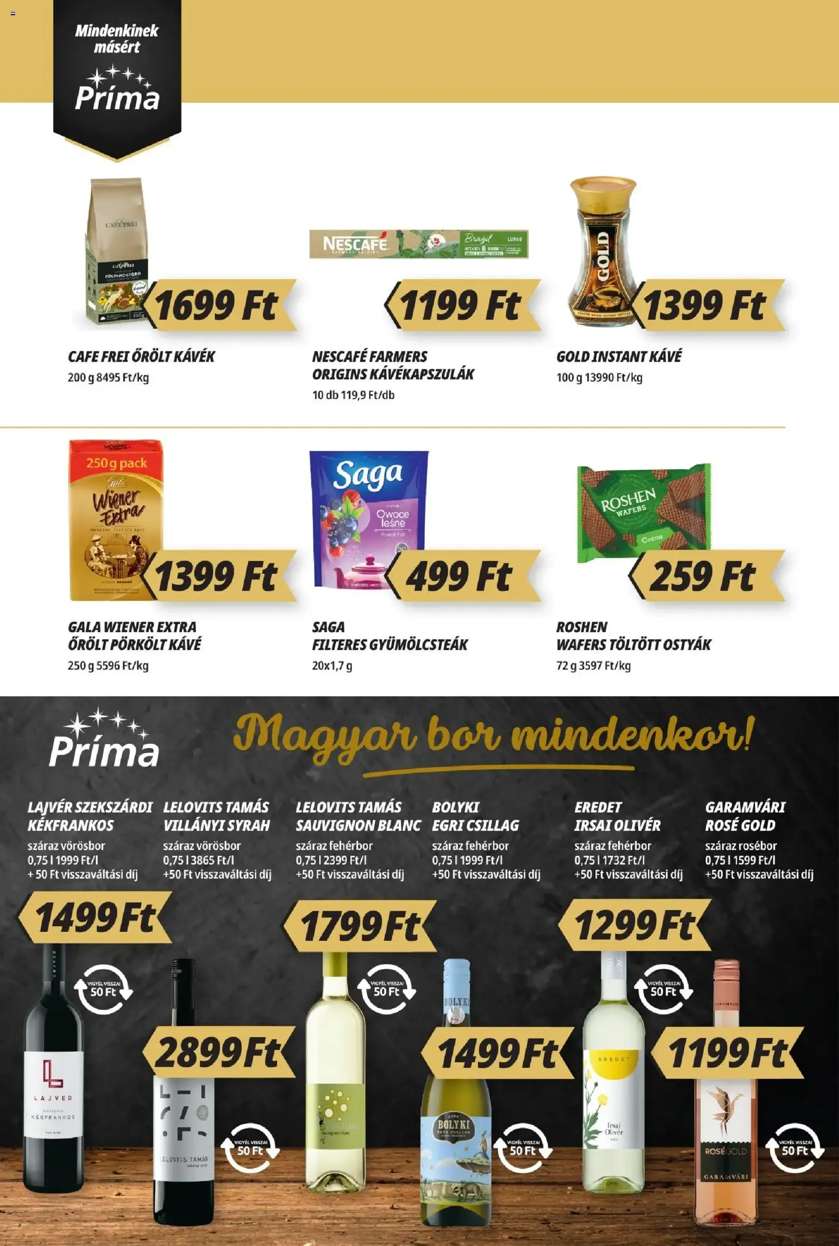 CBA Príma Akciós újság - 2026.02.12. érvényes szórólap 8 oldal 12 oldalból