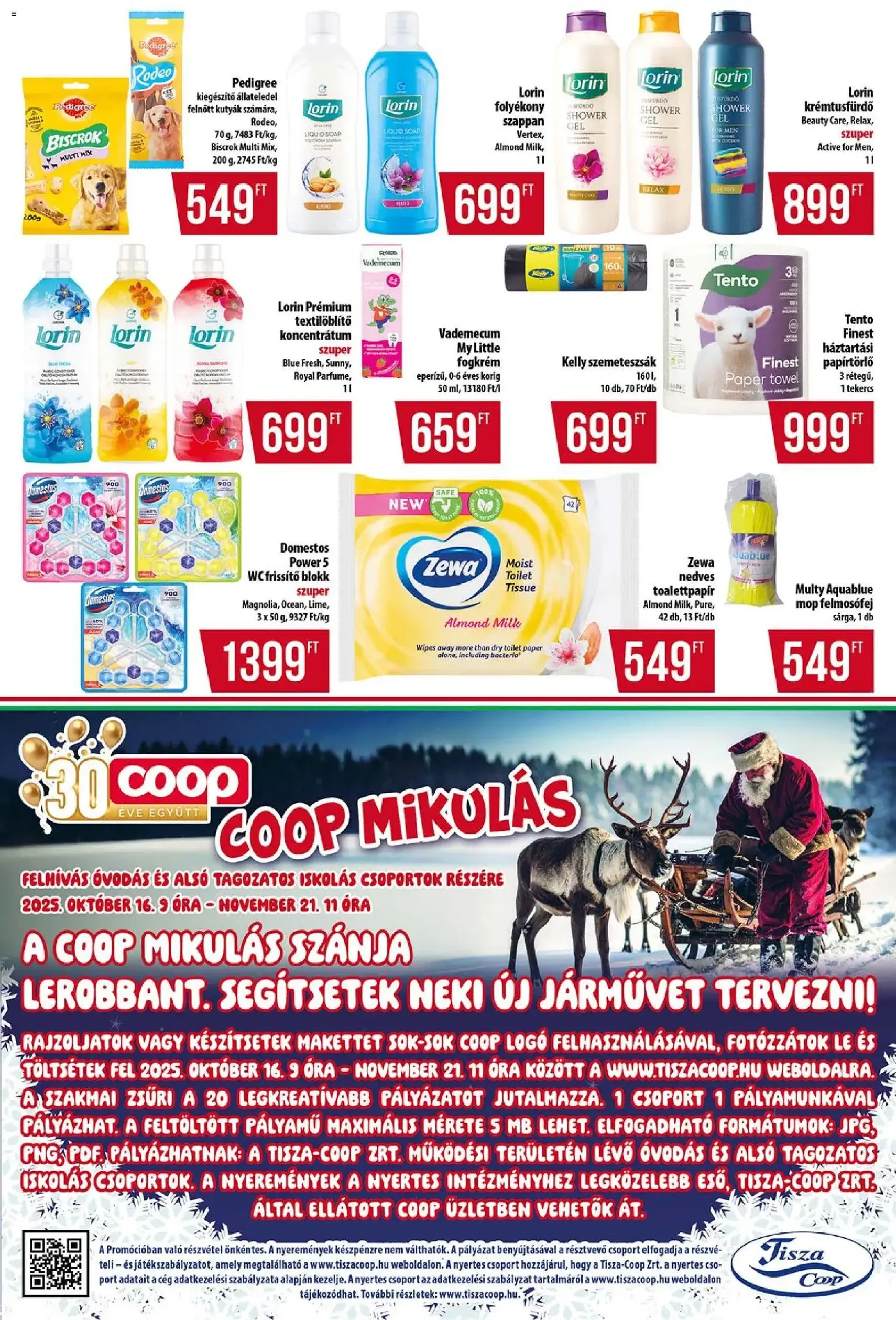 COOP Szolnok Akciós újság - 2025.10.24. érvényes szórólap 11 oldal 12 oldalból COOP Szolnok Akciós újság - 2025.10.24. érvényes szórólap 11 oldal 12 oldalból