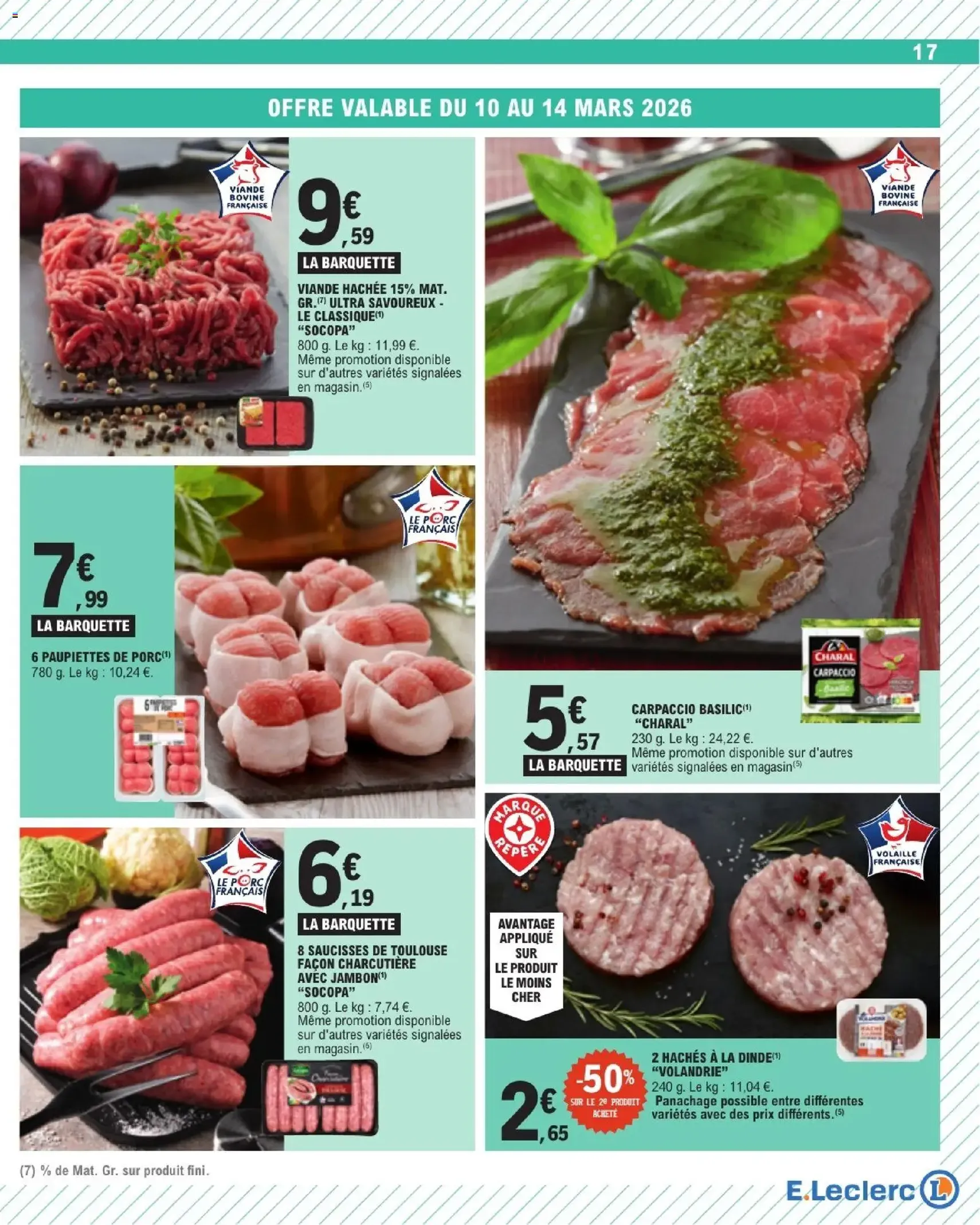E.Leclerc catalogue semaine 11 - brochure valable à partir du 10/03/2026, page 17 sur 56