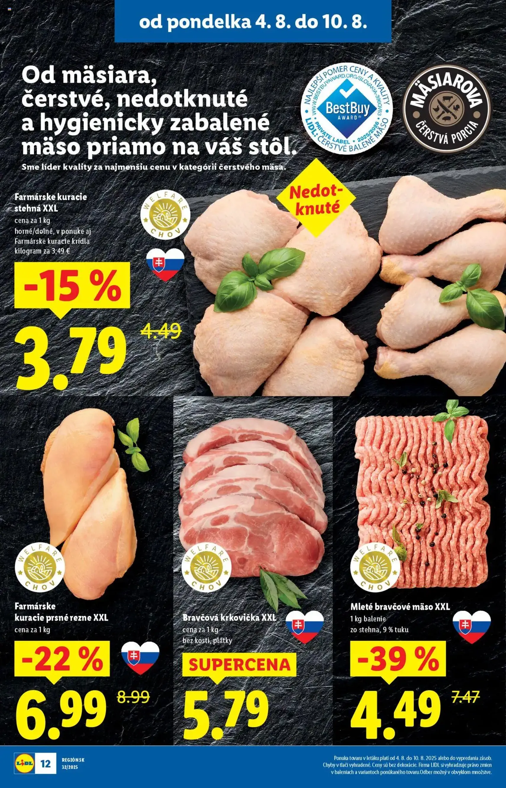 Lidl leták - platný leták od 04.08.2025 strana 12 z 98
