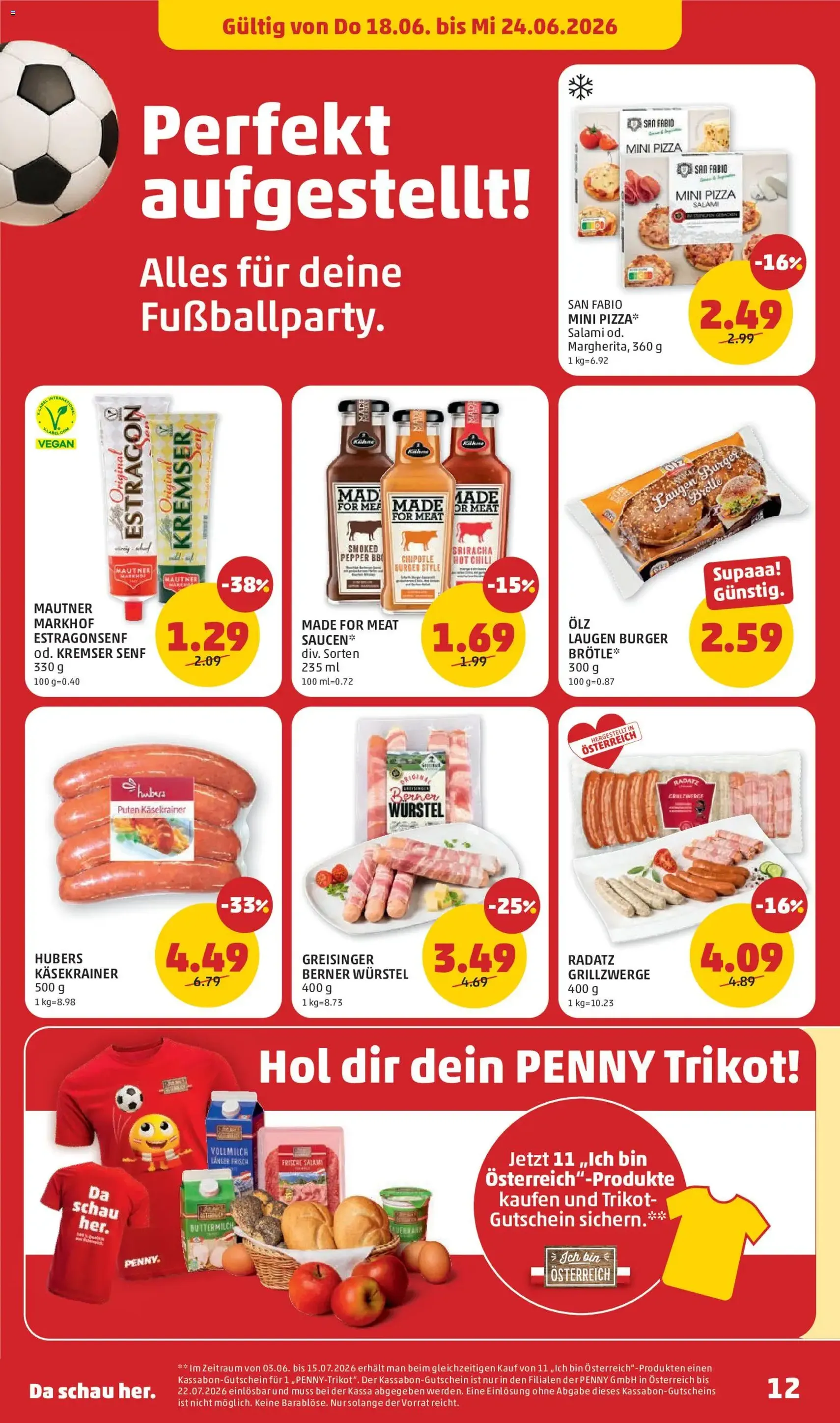Penny Markt Schmankerl Post - Gültiger Prospekt ab 18.06.2026, Seite 12 von insgesamt 32