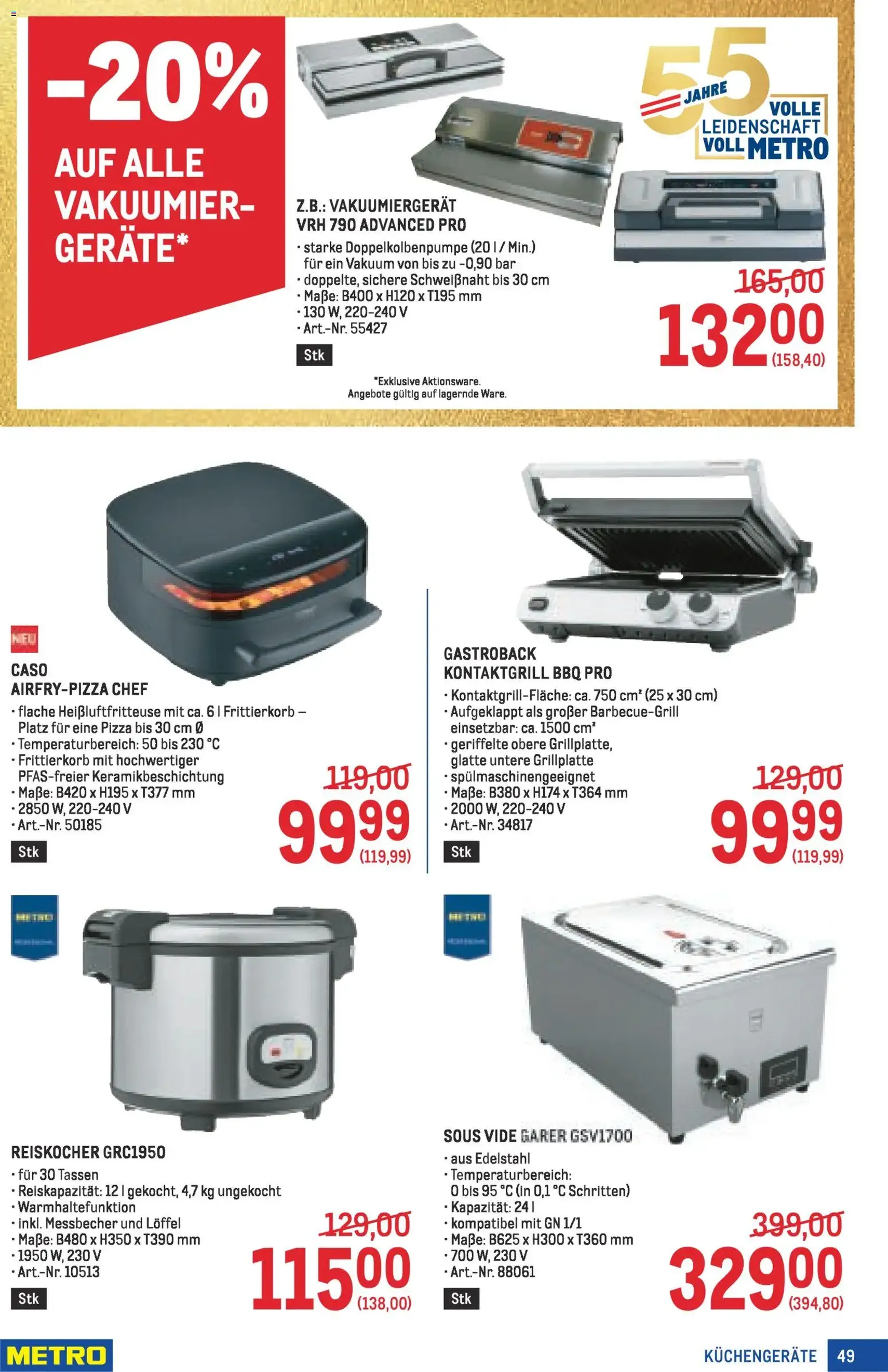 Metro angebote Profi - Gültiger Prospekt ab 16.04.2026, Seite 49 von insgesamt 64