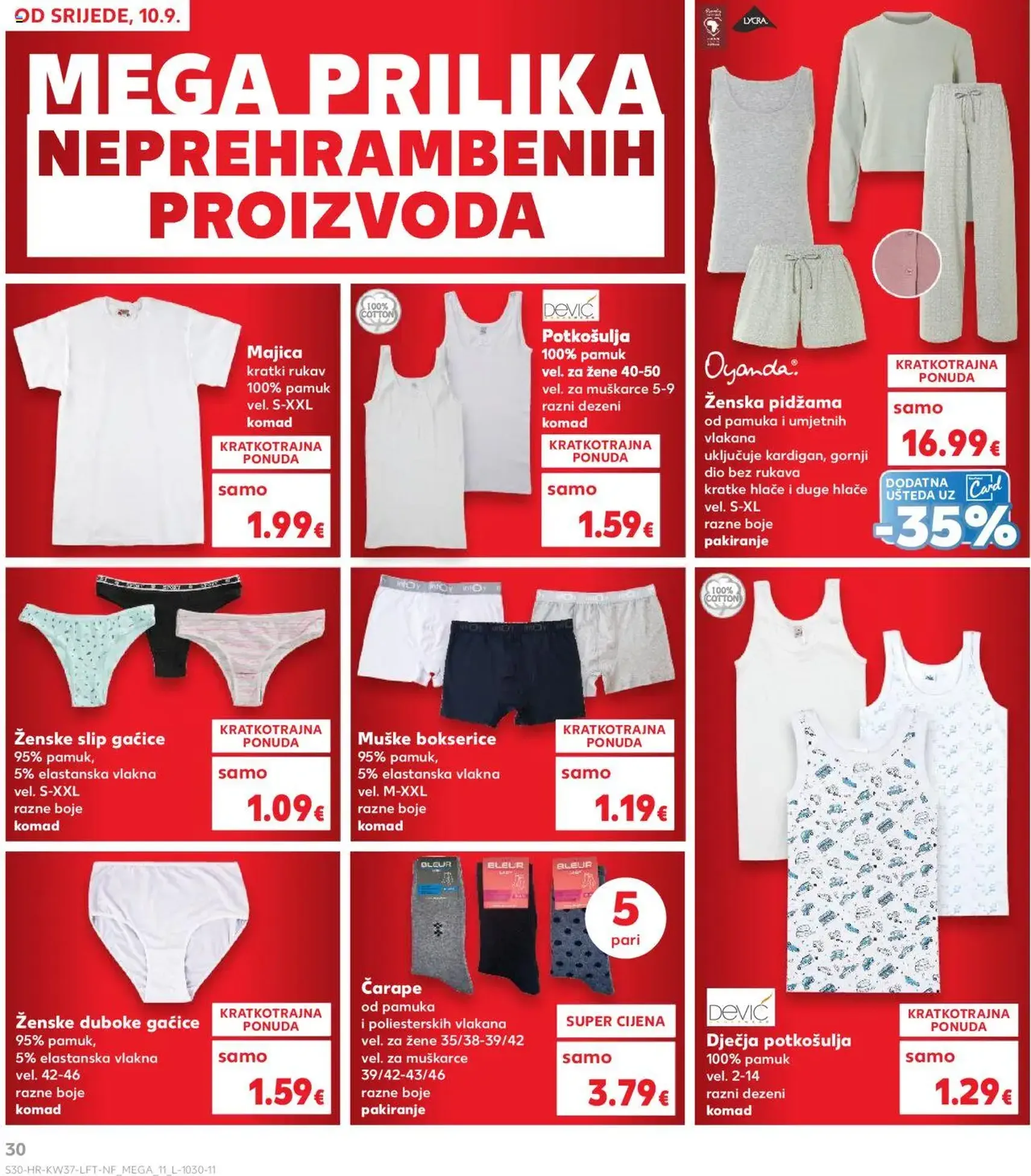 Kaufland HR - Osijek - 2025.09.10. érvényes szórólap 30 oldal 40 oldalból