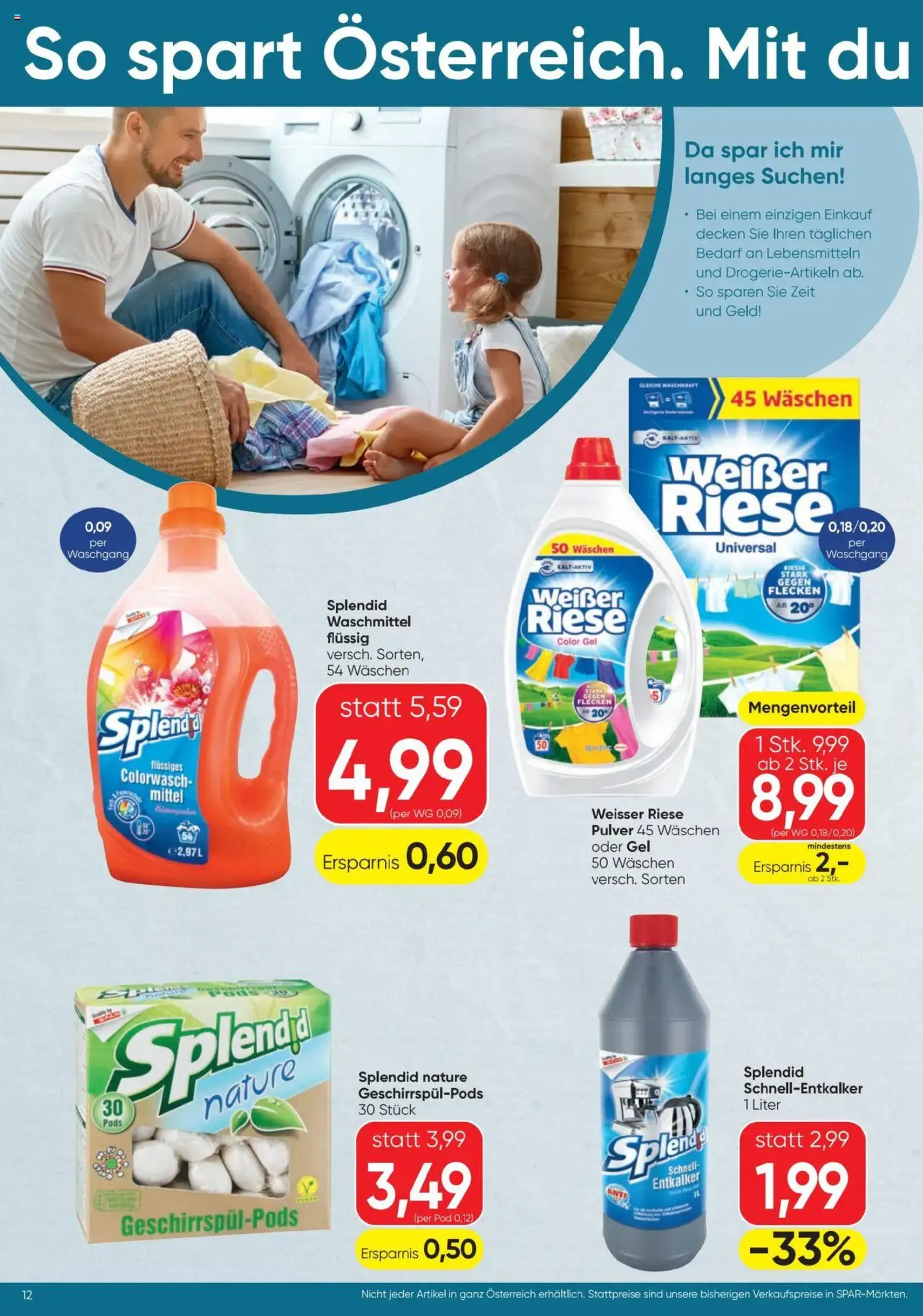 Spar Flugblatt - Gültiger Prospekt ab 02.10.2025, Seite 12 von insgesamt 16