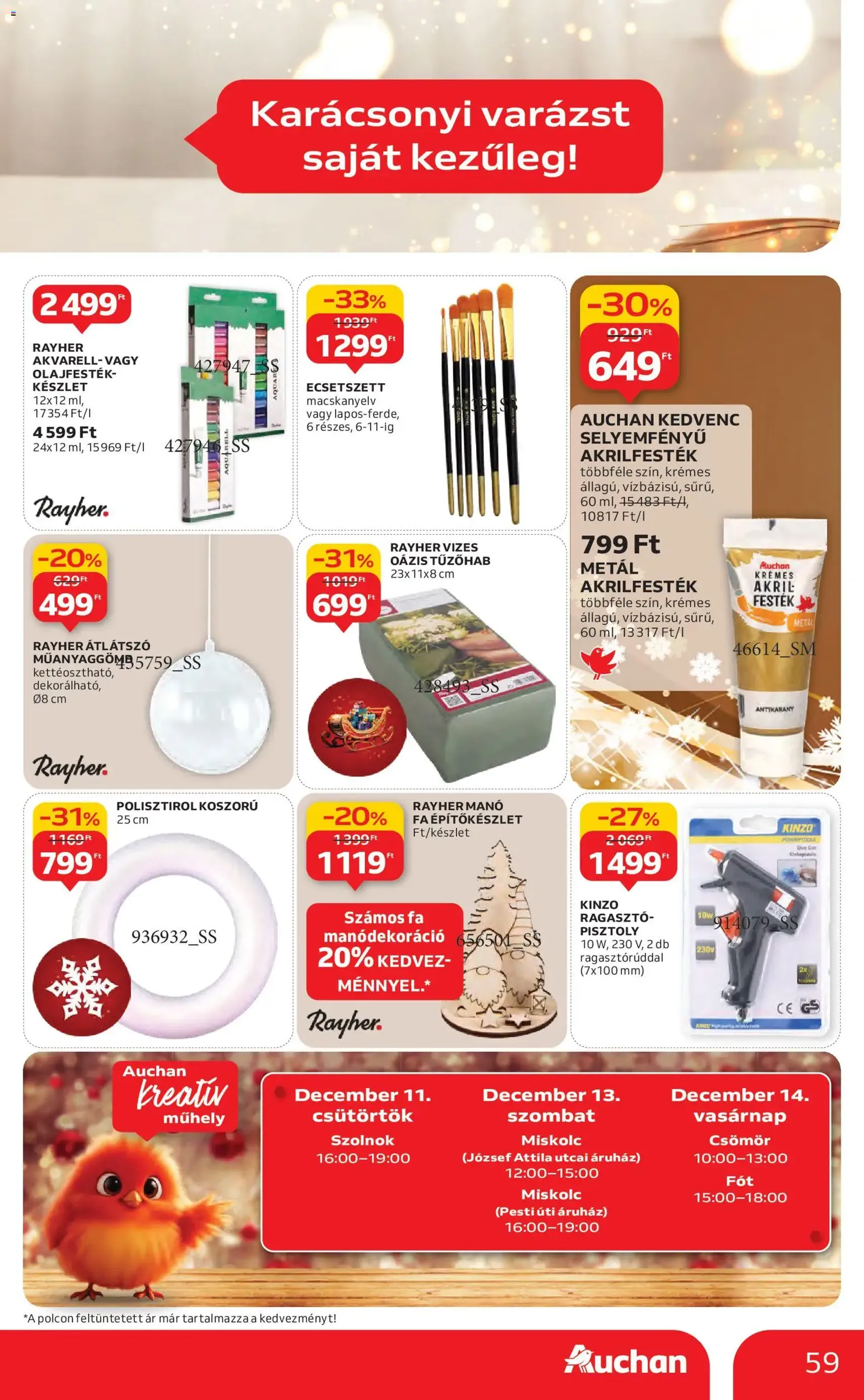 Auchan Akciós újság - 2025.12.11. érvényes szórólap 59 oldal 76 oldalból