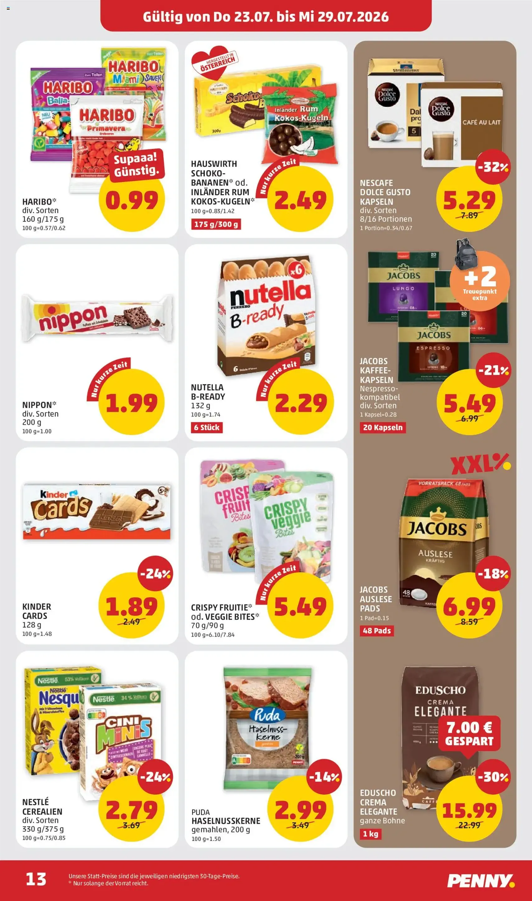 Penny Markt Flugblatt - Gültiger Prospekt ab 23.07.2026, Seite 13 von insgesamt 28