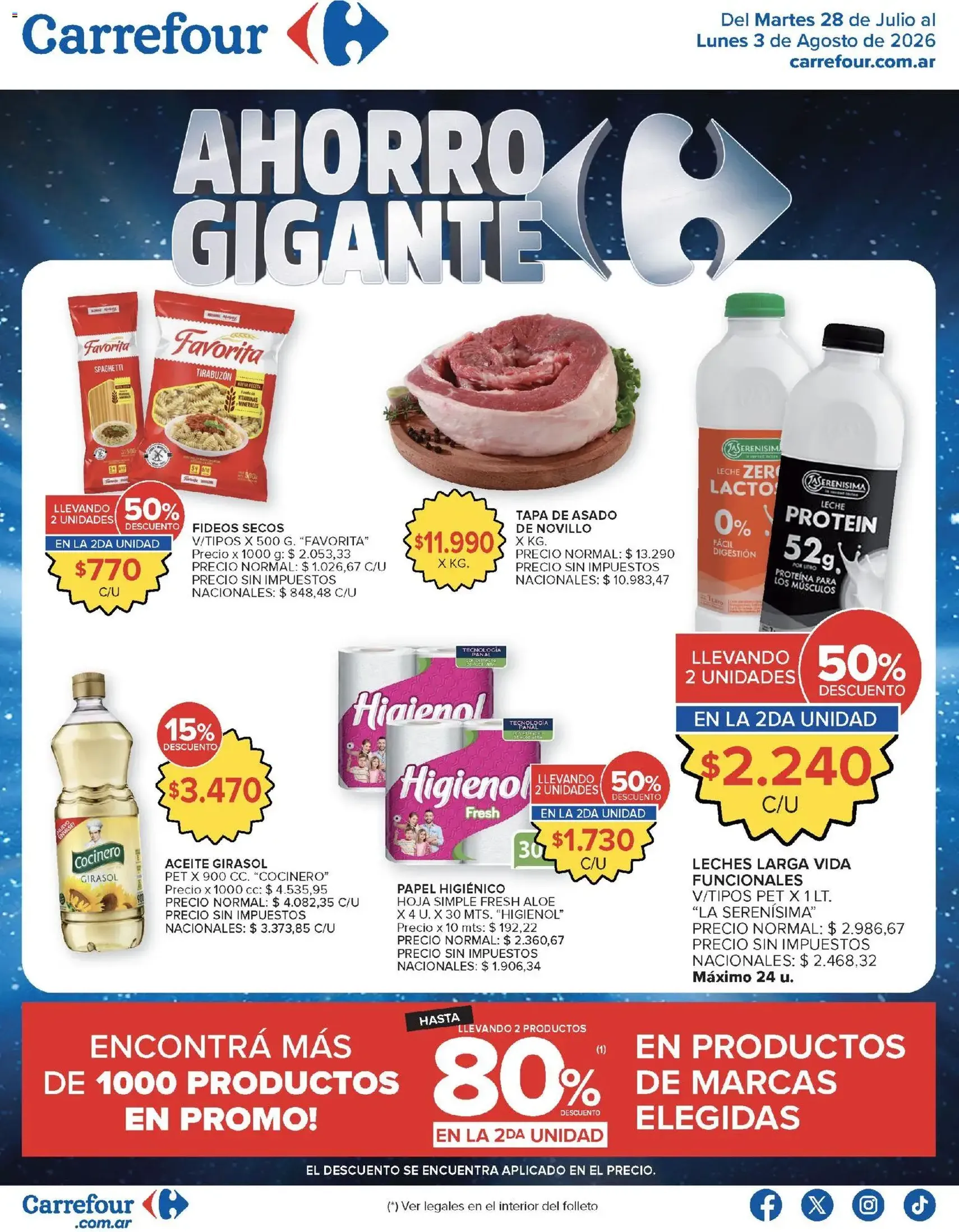 Carrefour ofertas - folleto válido desde 28/07/2026 página 2 de 56
