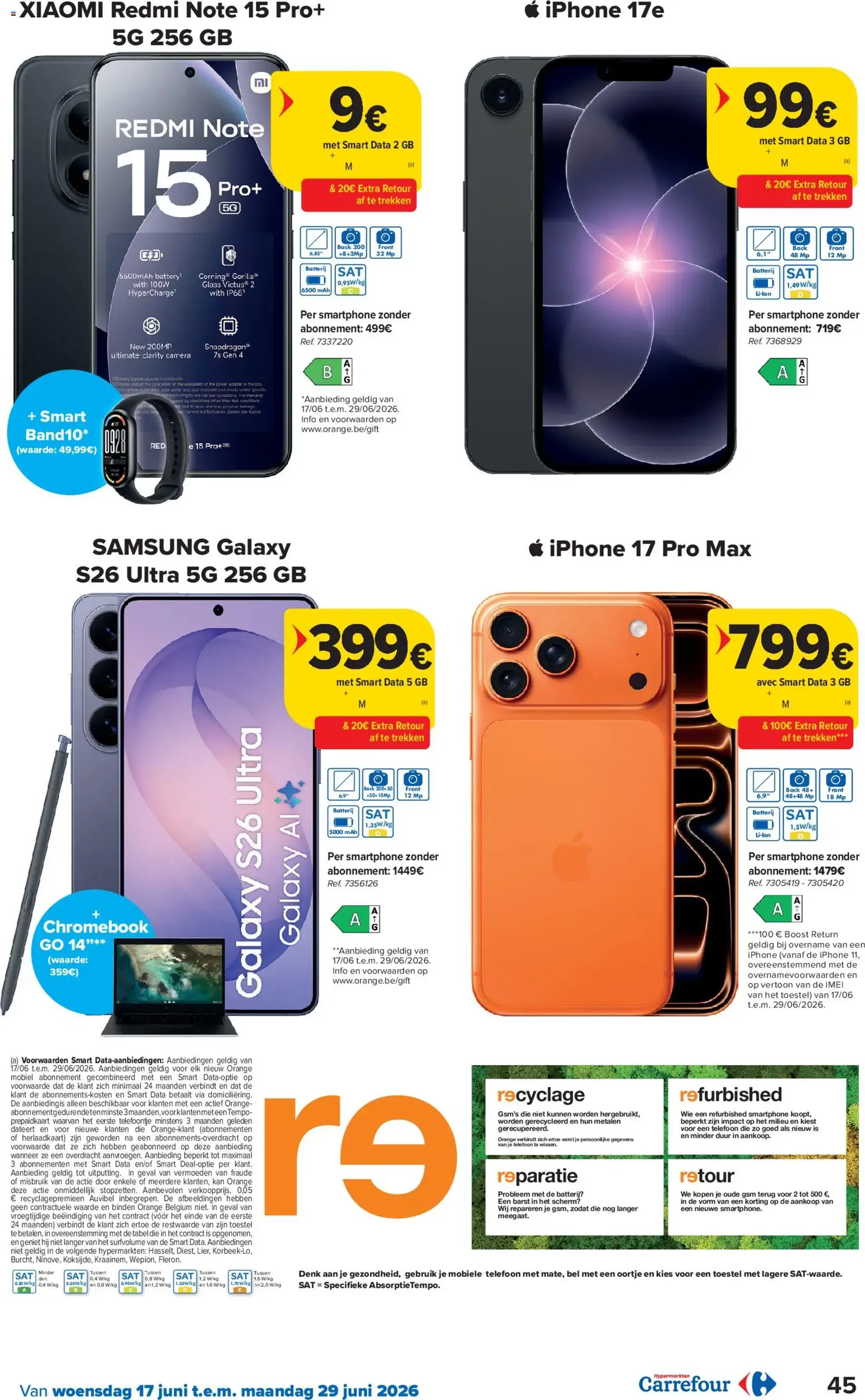 Carrefour Folder week 25 - geldige folder vanaf 17/06/2026 pagina 45 van 57