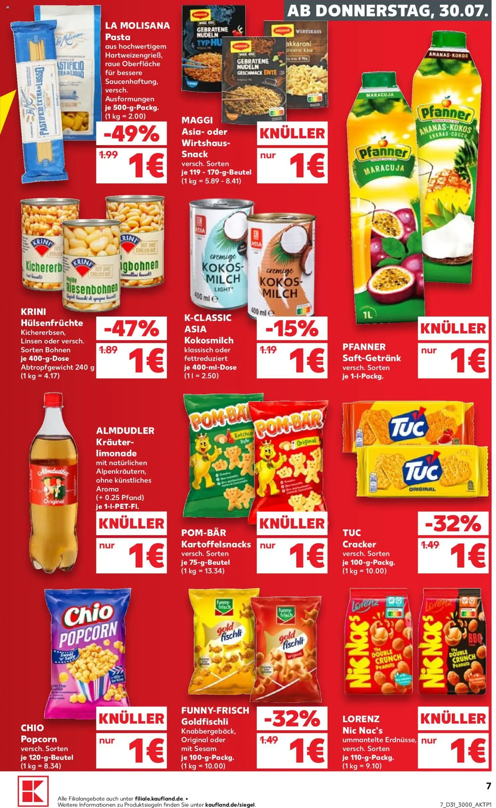 Kaufland DE -DE Folder - geldige folder vanaf 30-07-2026 pagina 7 van 66