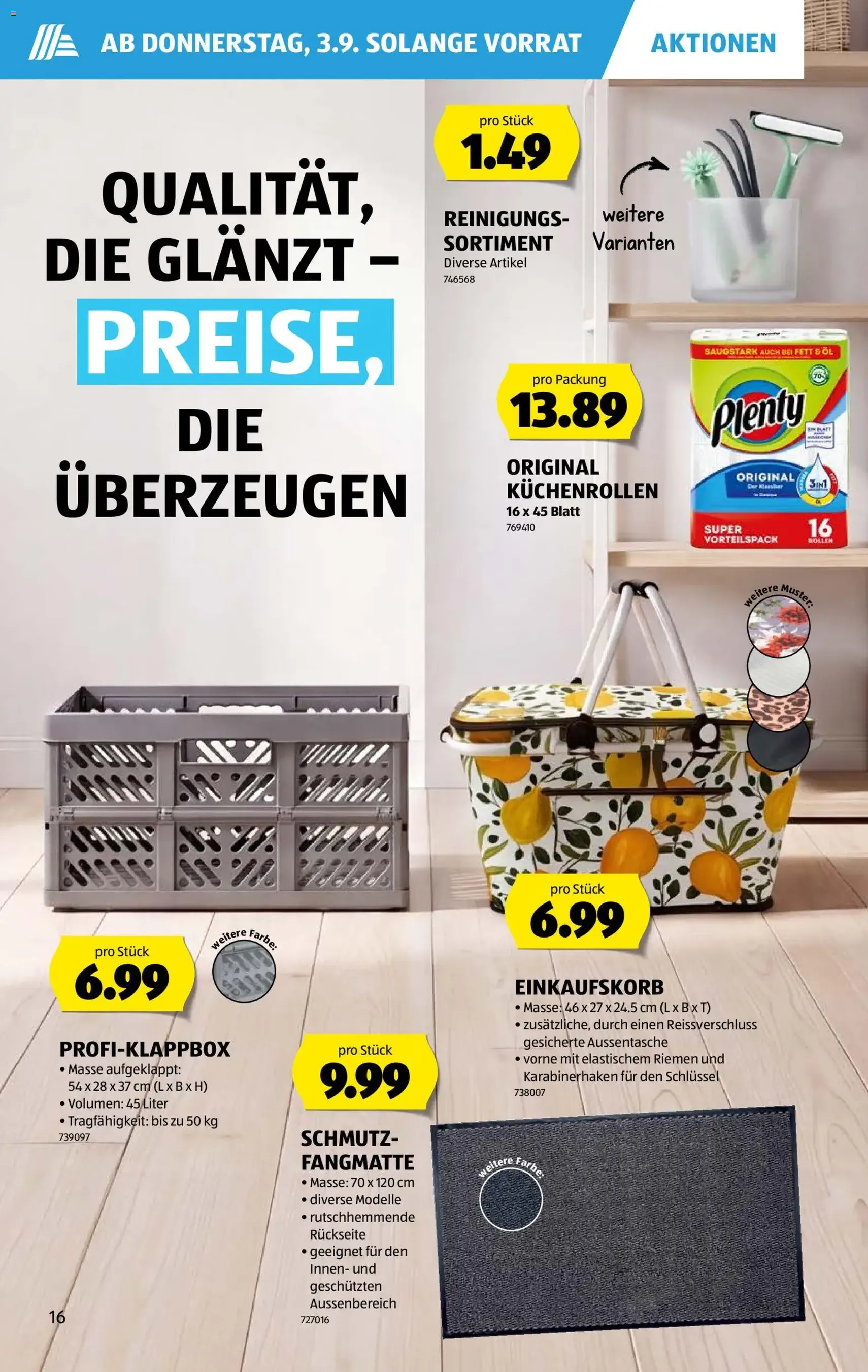 Aldi aktionen - Gültiger Prospekt ab 03.09.2026, Seite 16 von insgesamt 44