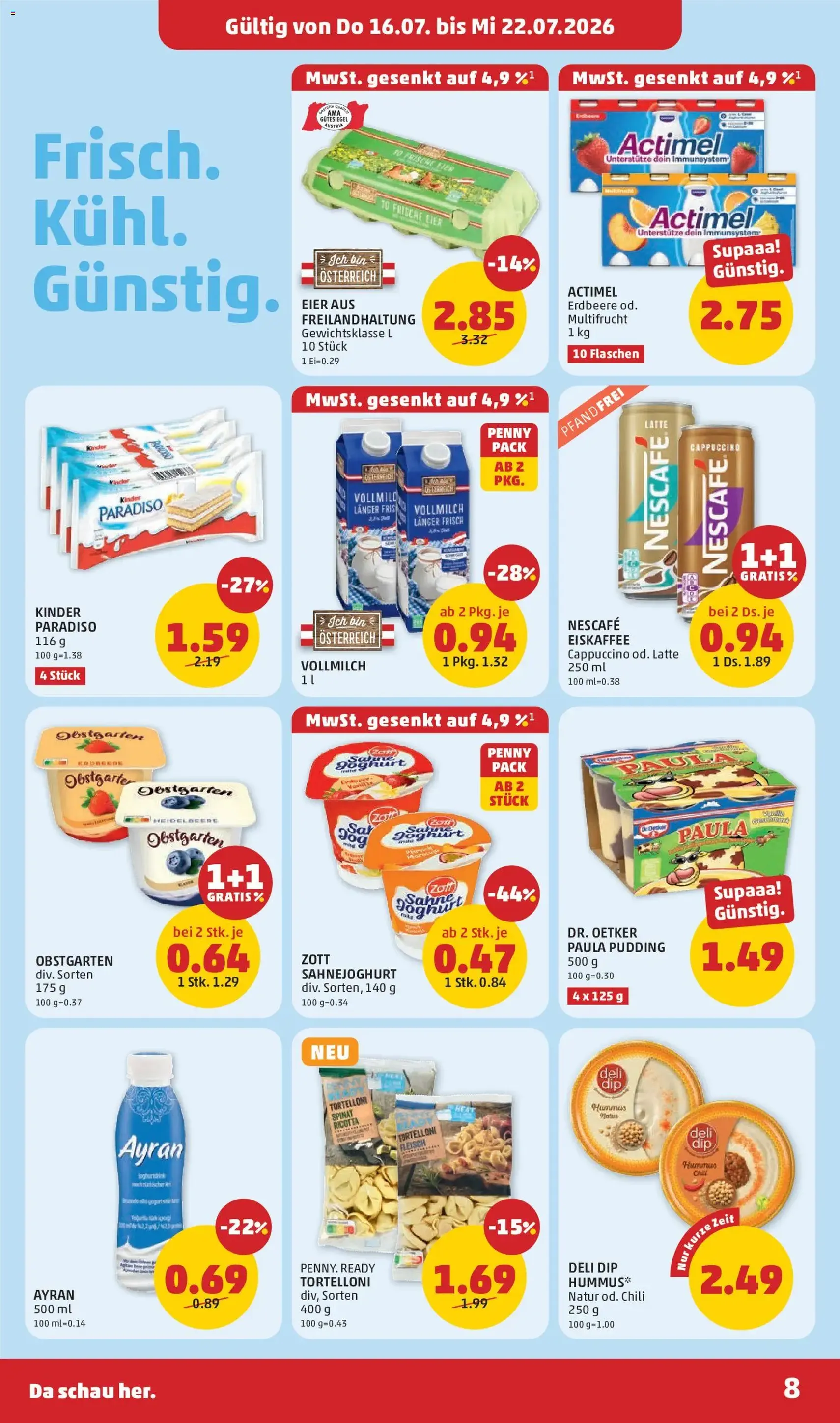 Penny Markt Flugblatt - Gültiger Prospekt ab 16.07.2026, Seite 8 von insgesamt 28