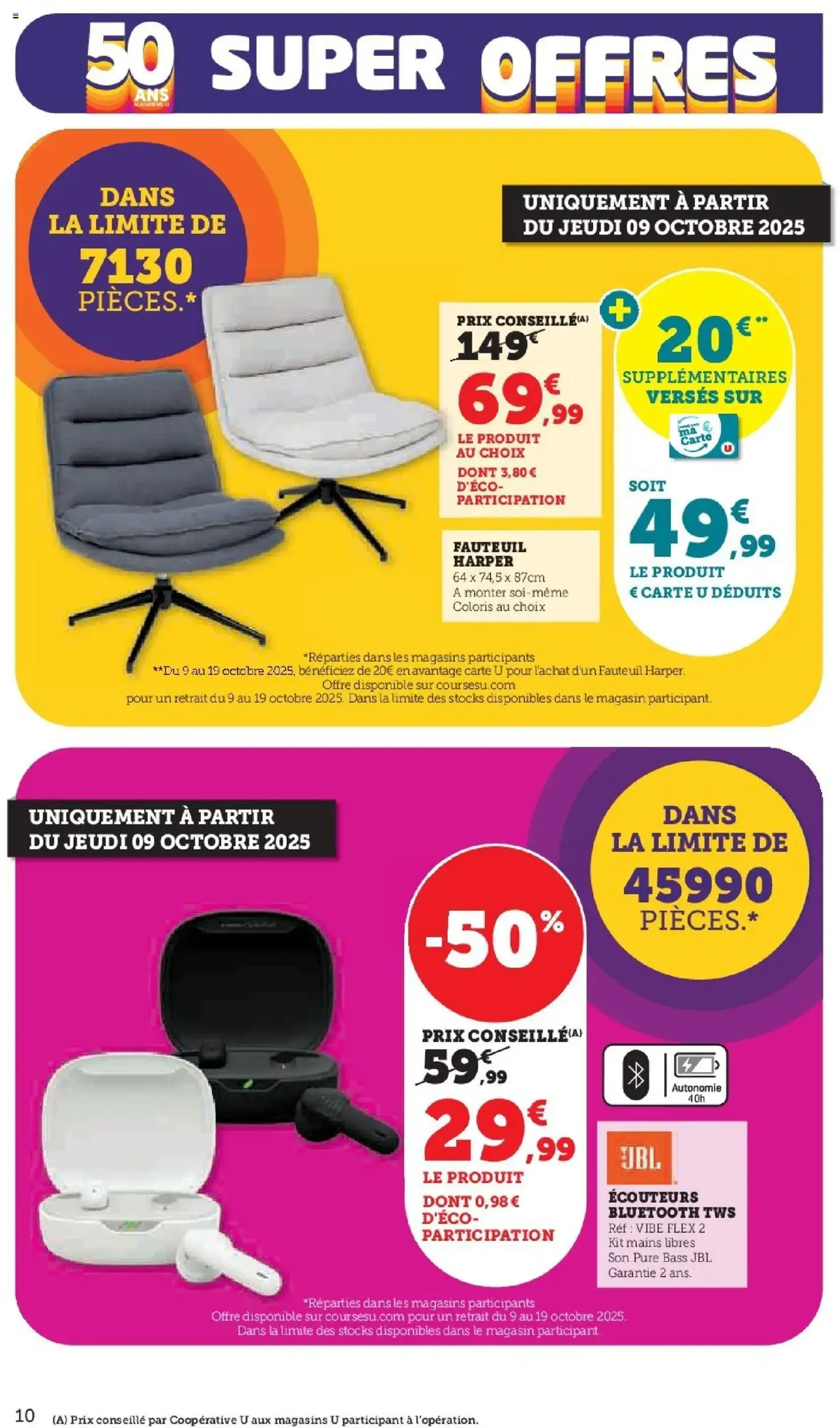 Hyper U catalogue - brochure valable à partir du 07/10/2025, page 10 sur 44