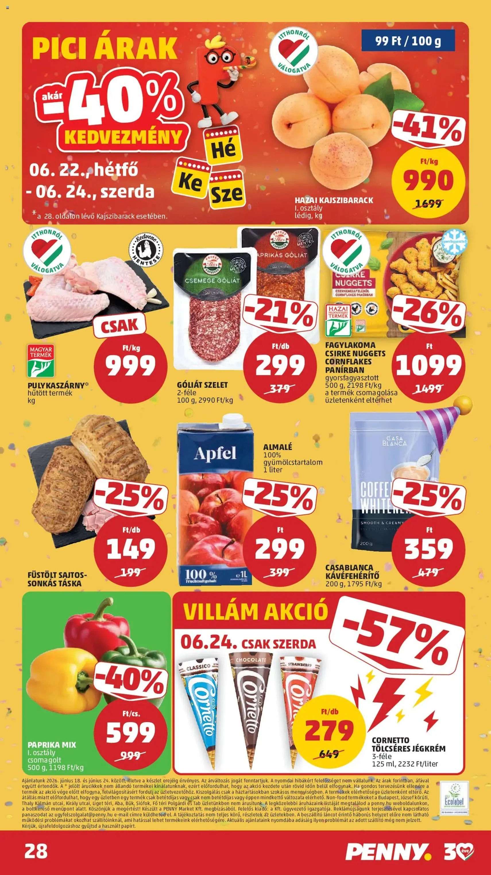 PENNY akciós újság - 2026.06.18. érvényes szórólap 30 oldal 45 oldalból