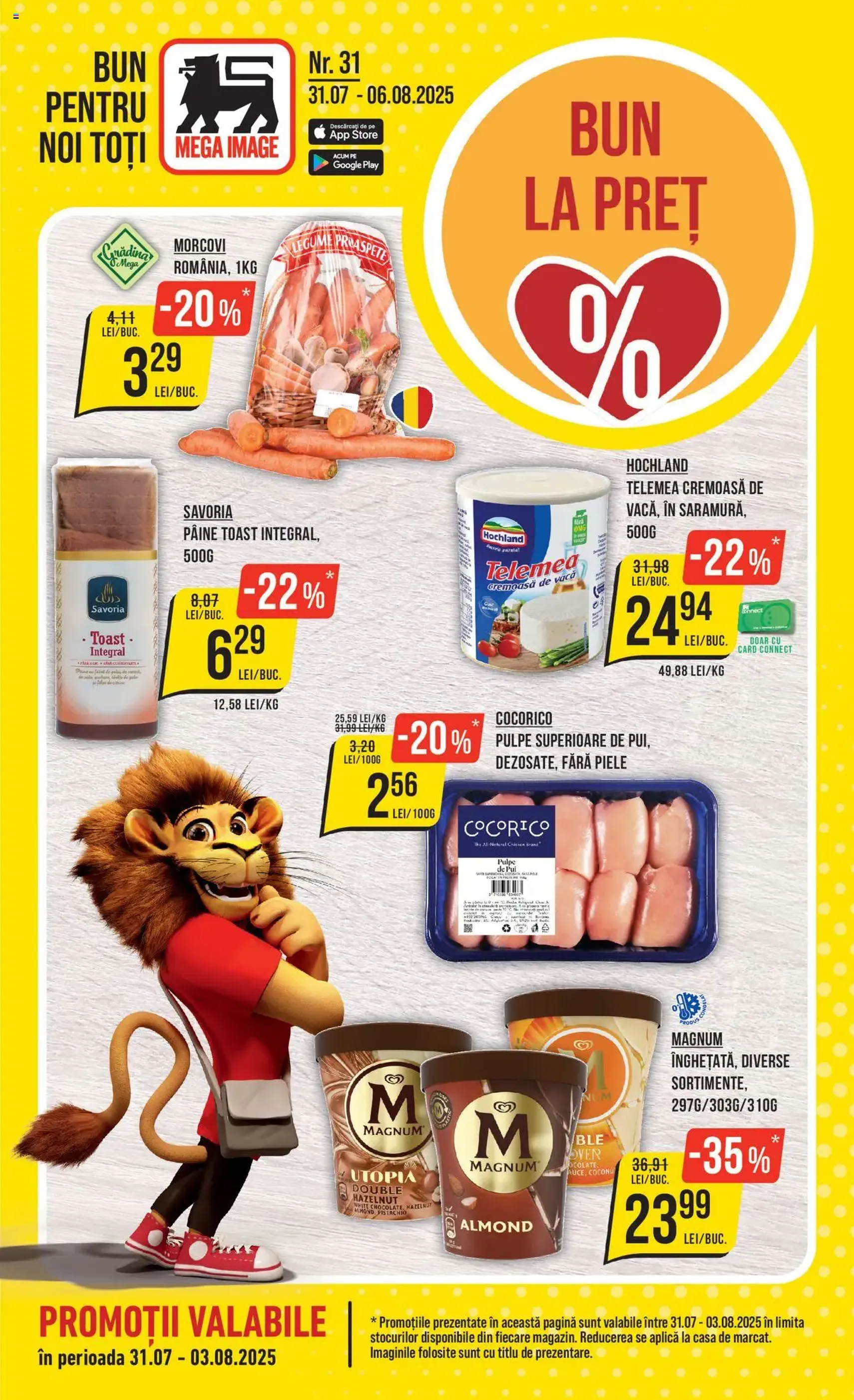 Catalog Mega Image - cataloage valabile începând cu 31.07.2025 pagina 1 din 24 Catalog Mega Image - cataloage valabile începând cu 31.07.2025 pagina 1 din 24