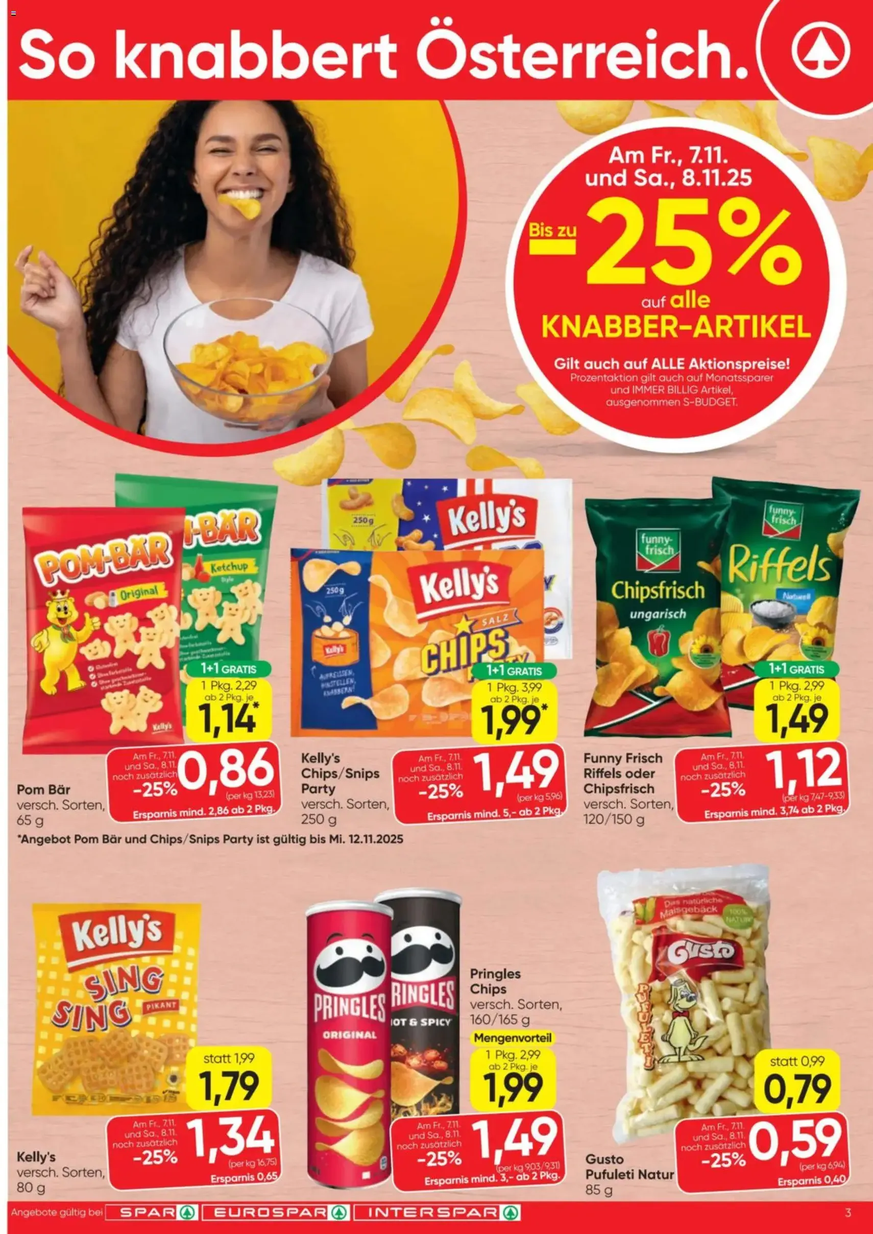 Spar Flugblatt - Gültiger Prospekt ab 06.11.2025, Seite 3 von insgesamt 24