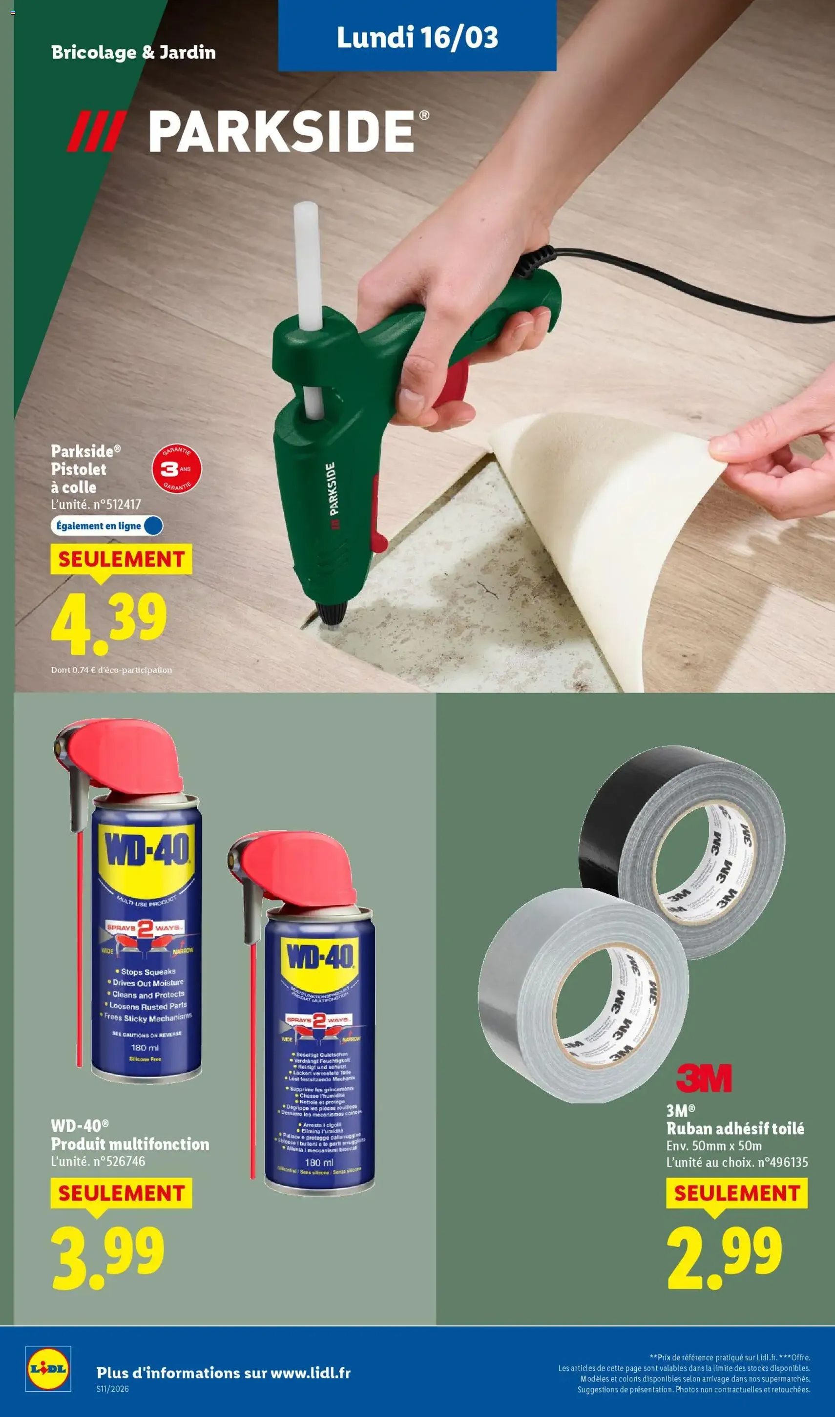 LIDL catalogue semaine 11 - brochure valable à partir du 12/03/2026, page 58 sur 71