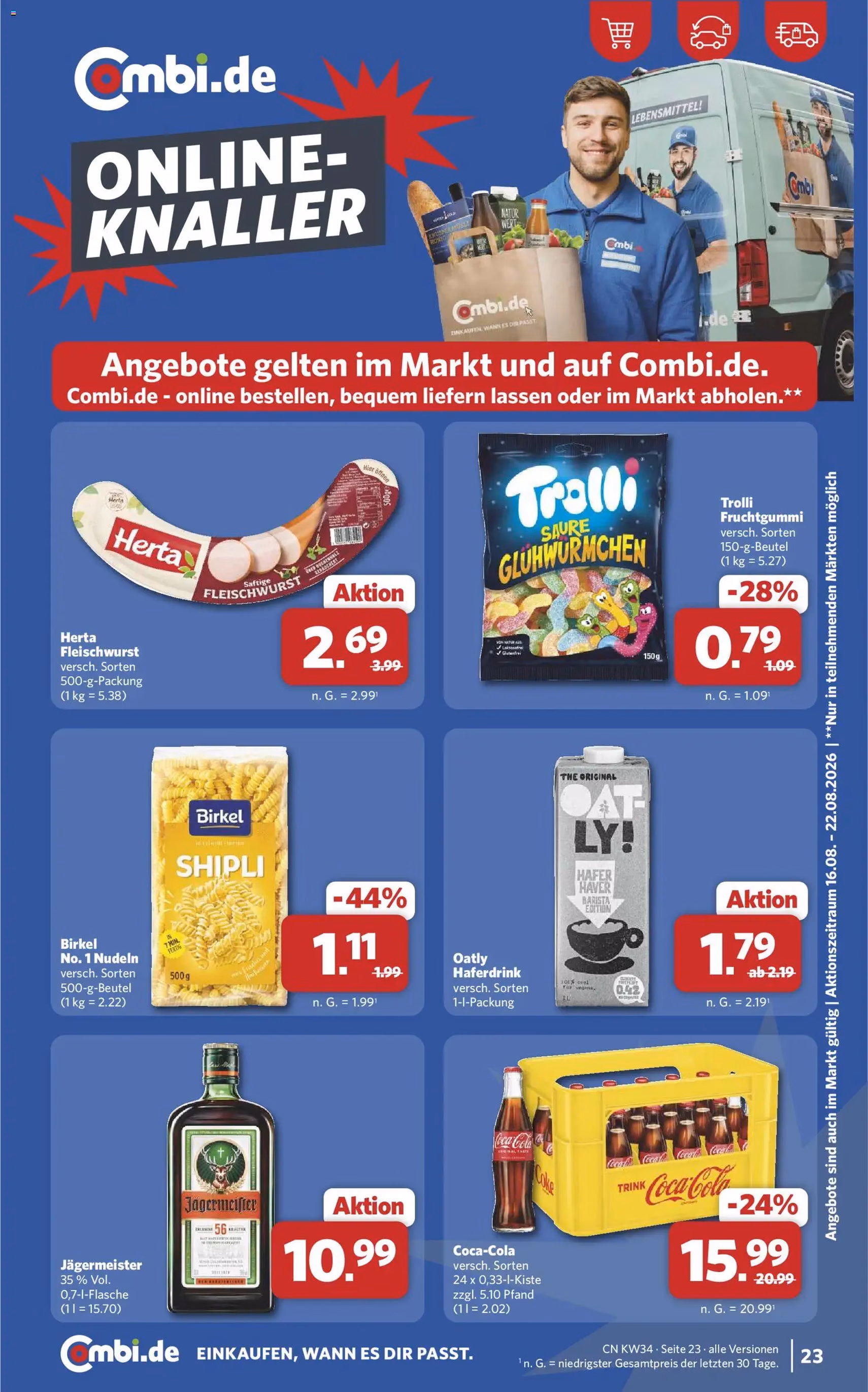 Combi Prospekt - Gültiger Prospekt ab 17.08.2026, Seite 25 von insgesamt 33
