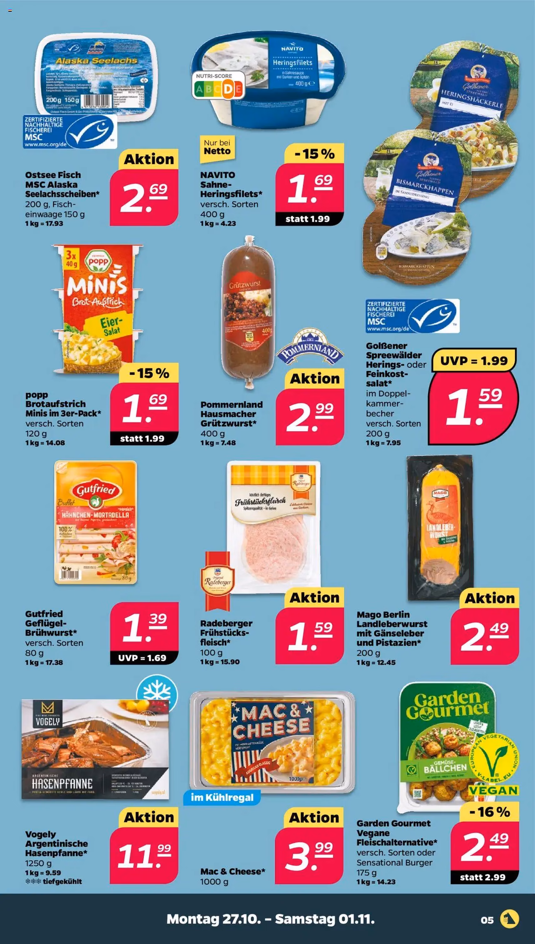 Netto Prospekt - Gültiger Prospekt ab 27.10.2025, Seite 5 von insgesamt 37 Netto Prospekt - Gültiger Prospekt ab 27.10.2025, Seite 5 von insgesamt 37