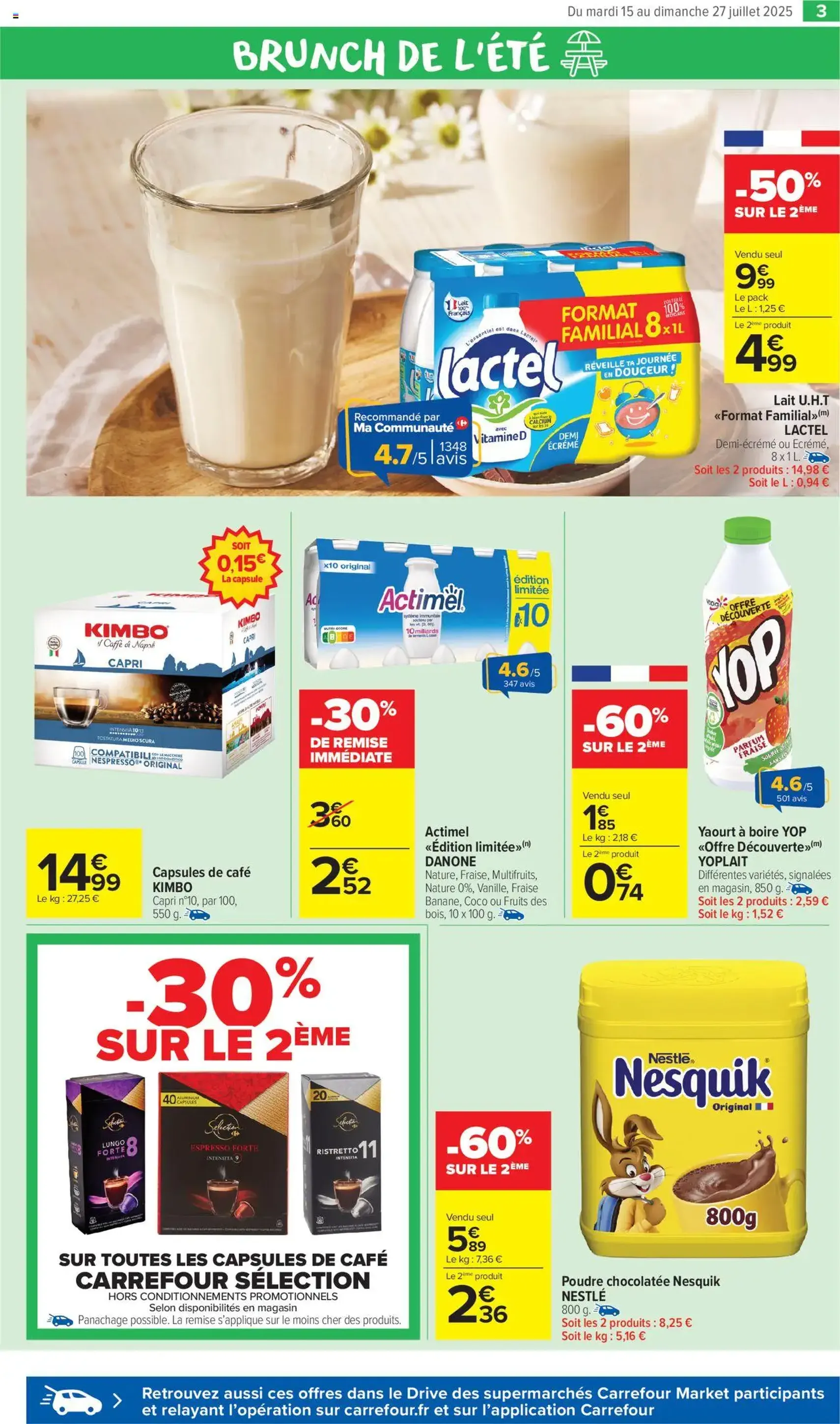Carrefour Market catalogue semaine 29 - brochure valable à partir du 15/07/2025, page 5 sur 54 Carrefour Market catalogue semaine 29 - brochure valable à partir du 15/07/2025, page 5 sur 54