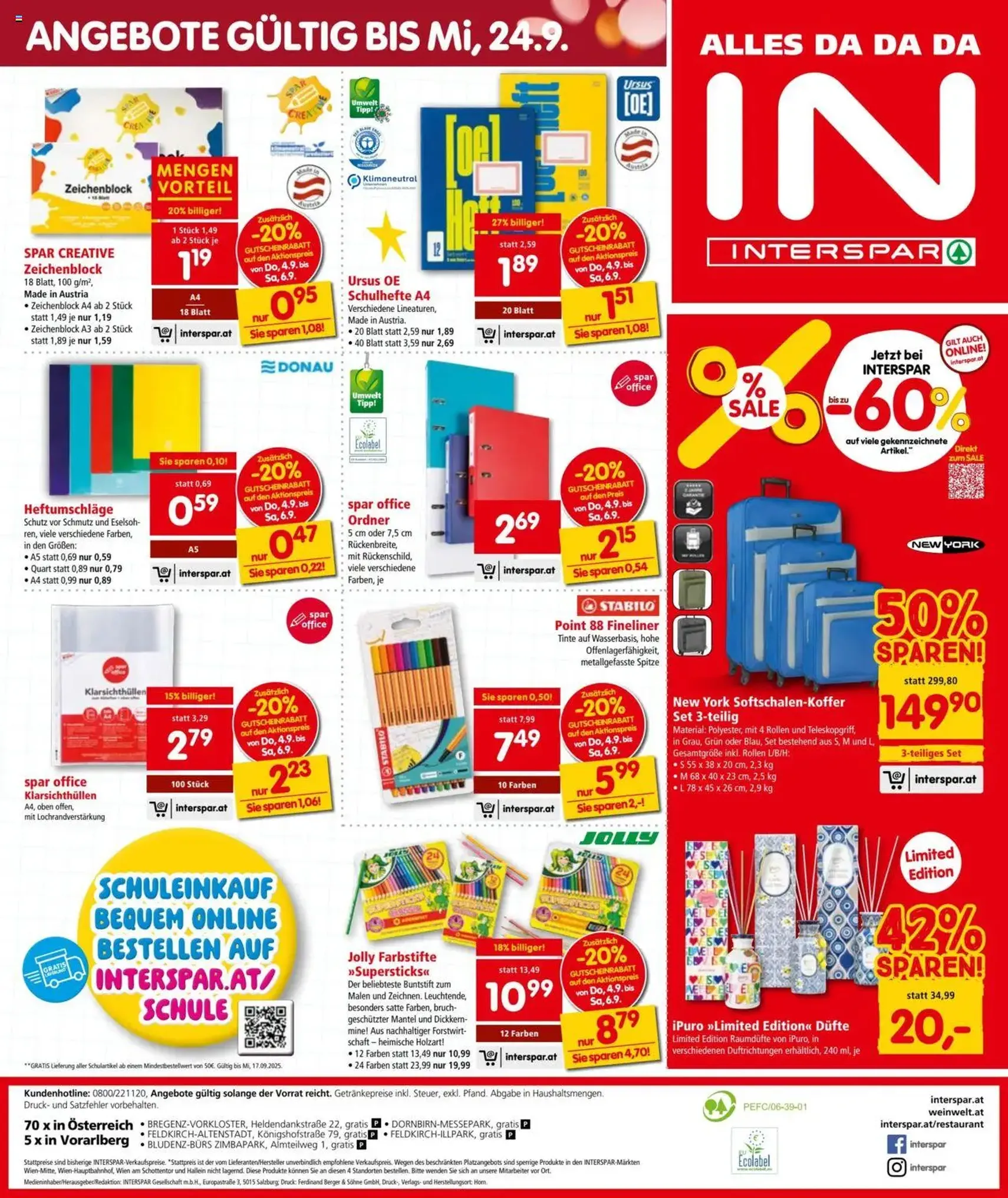 Interspar Flugblatt - Gültiger Prospekt ab 04.09.2025, Seite 16 von insgesamt 16 Interspar Flugblatt - Gültiger Prospekt ab 04.09.2025, Seite 16 von insgesamt 16