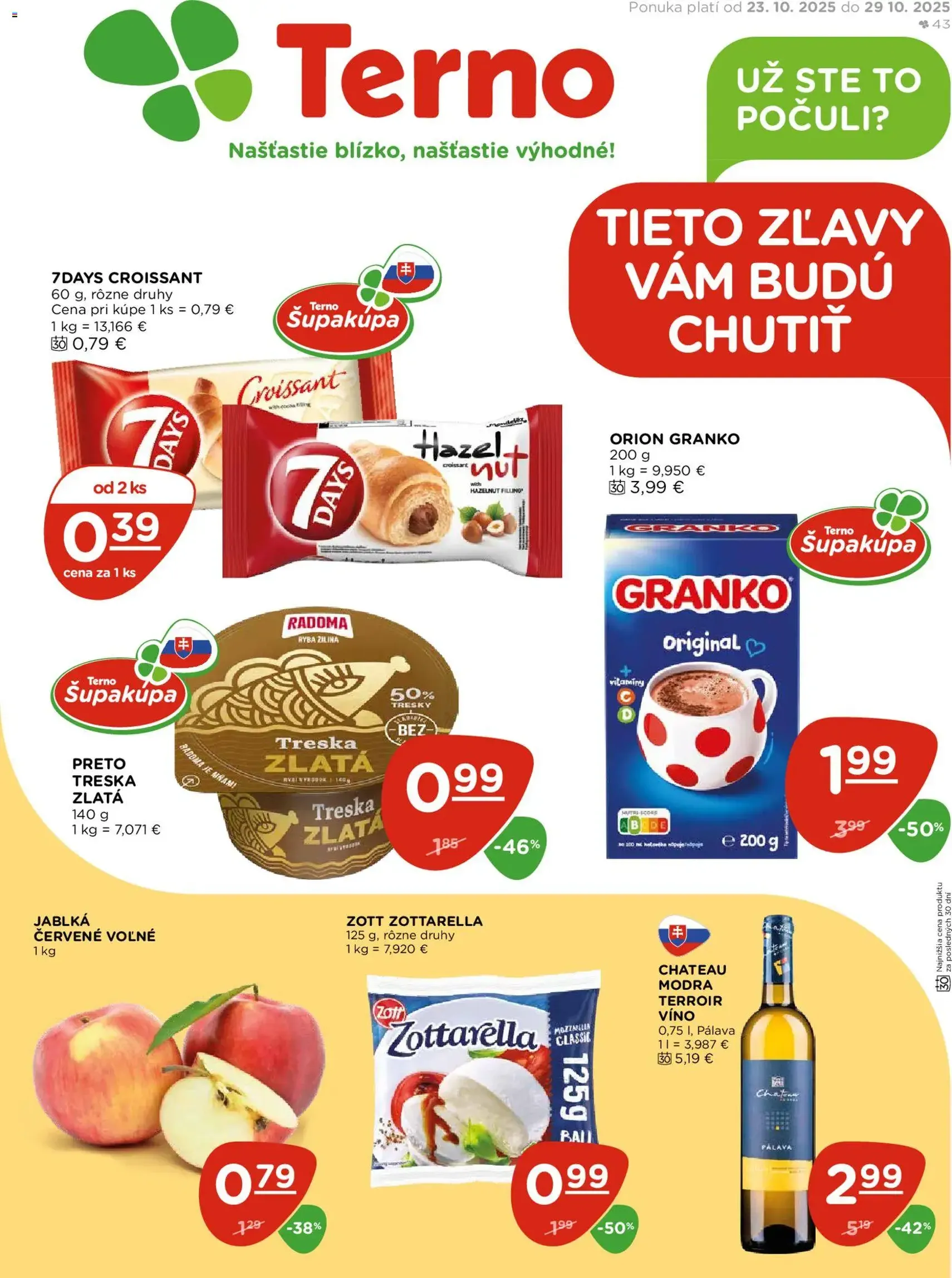 Terno leták - platný leták od 23.10.2025 strana 1 z 20 Terno leták - platný leták od 23.10.2025 strana 1 z 20