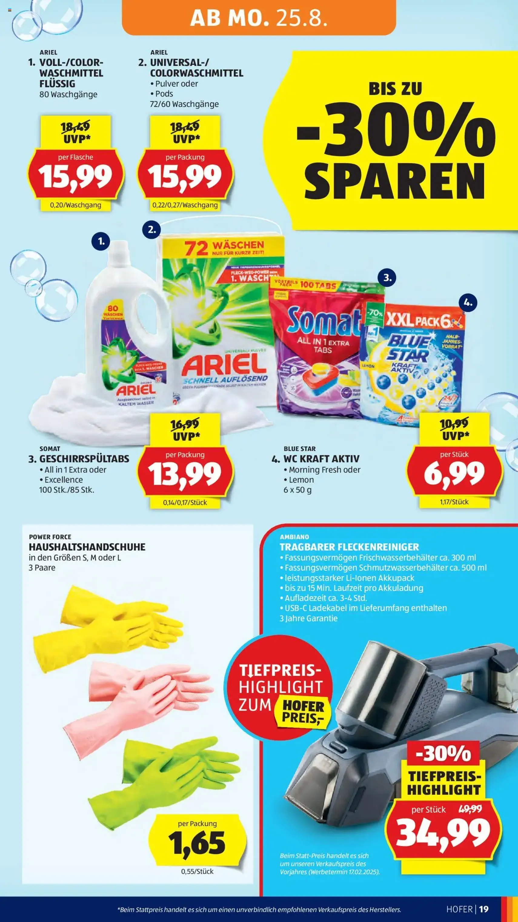 Hofer Flugblatt - Gültiger Prospekt ab 22.08.2025, Seite 23 von insgesamt 45