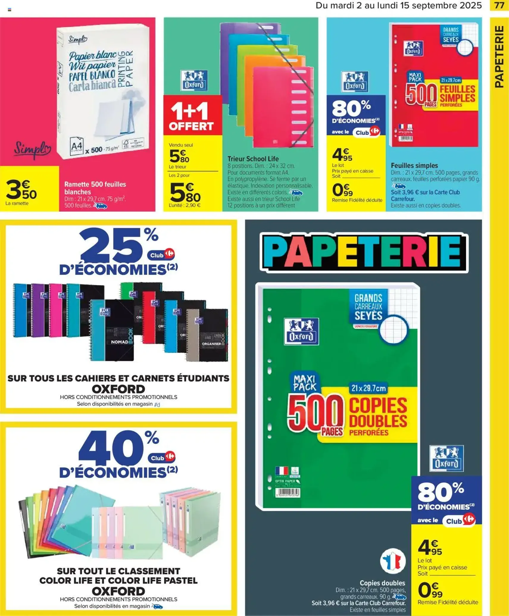 Carrefour catalogue semaine 36 - brochure valable à partir du 02/09/2025, page 79 sur 86 Carrefour catalogue semaine 36 - brochure valable à partir du 02/09/2025, page 79 sur 86