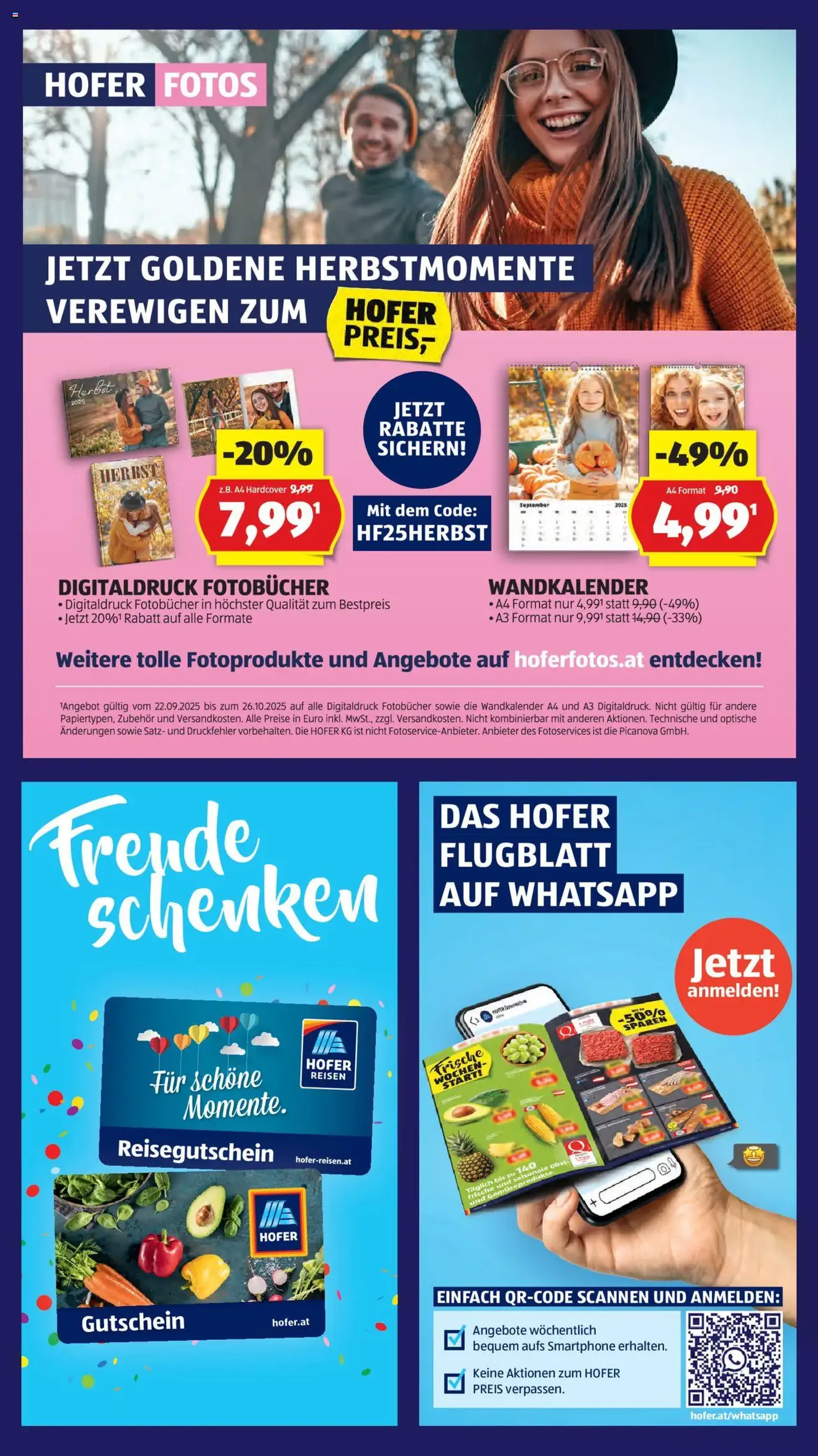 Hofer Flugblatt - Gültiger Prospekt ab 26.09.2025, Seite 3 von insgesamt 50