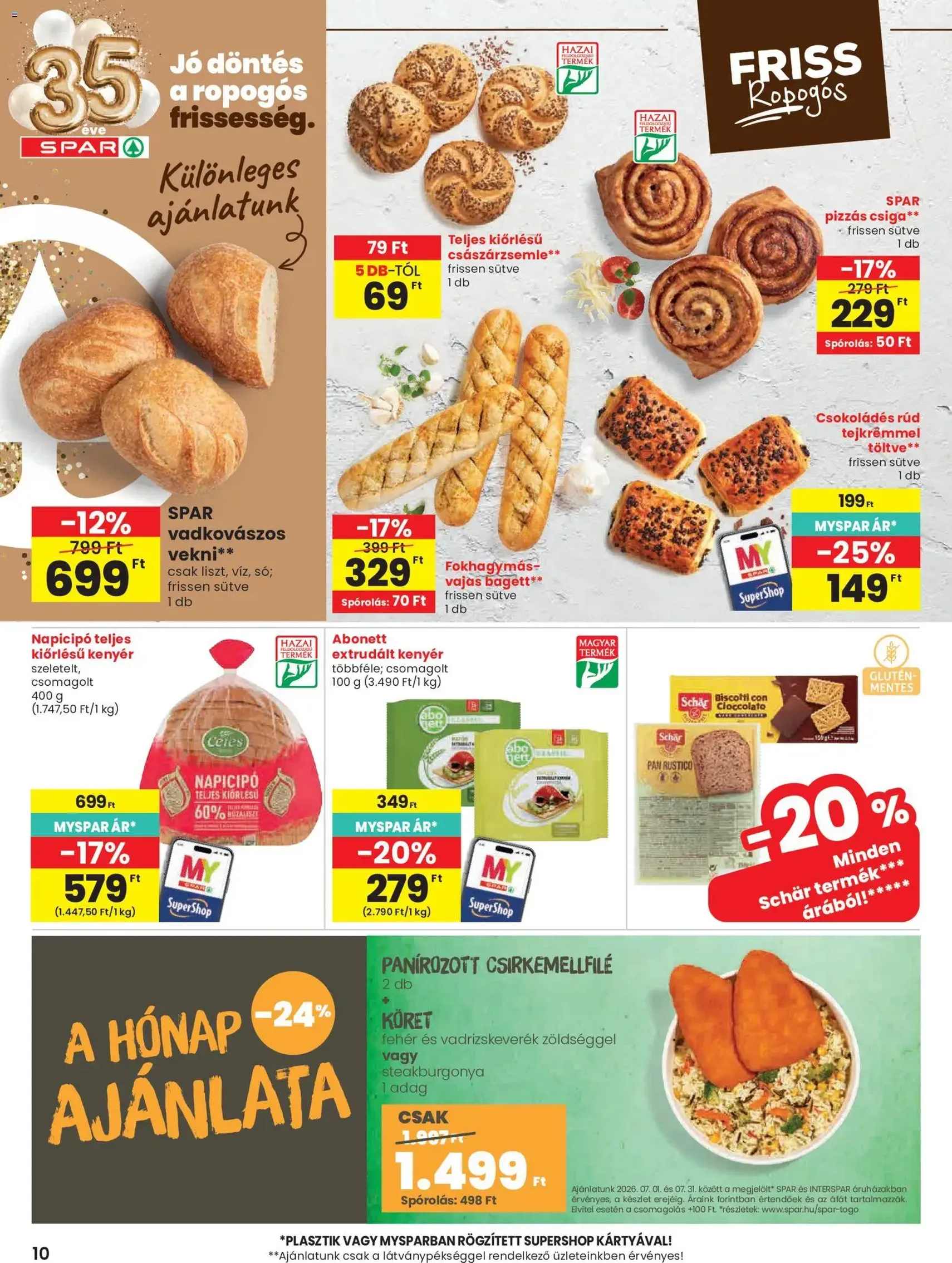 Spar akciós újság - 2026.07.02. érvényes szórólap 10 oldal 20 oldalból