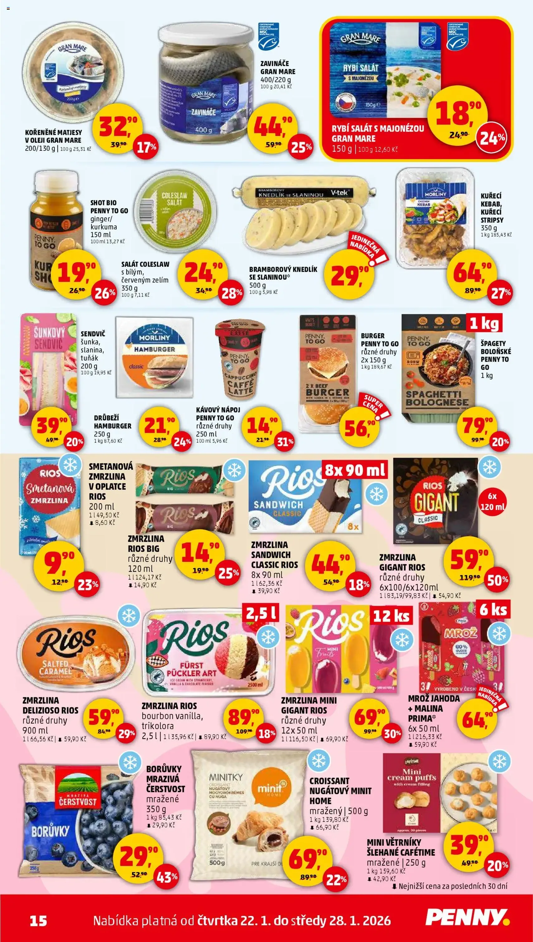 Penny Market leták - Čtvrtečník - platný leták od 22.01.2026 strana 15 z 36