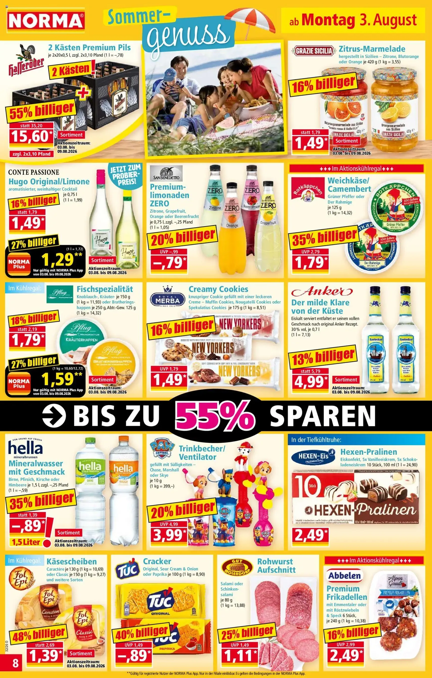 Norma Prospekt - Gültiger Prospekt ab 03.08.2026, Seite 8 von insgesamt 28