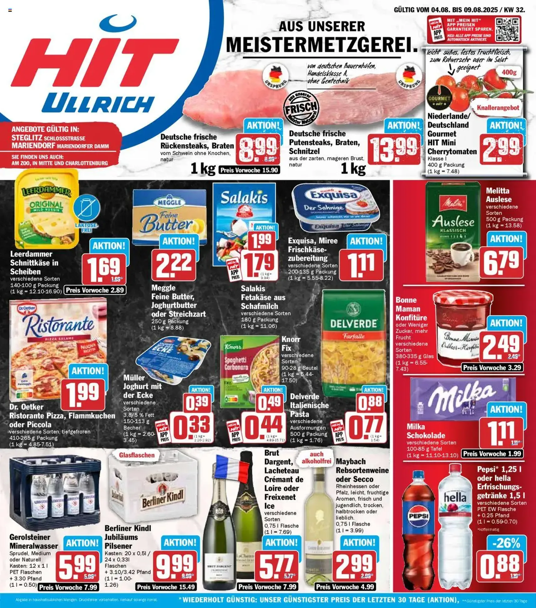 HIT Prospekt - Gültiger Prospekt ab 04.08.2025, Seite 1 von insgesamt 19