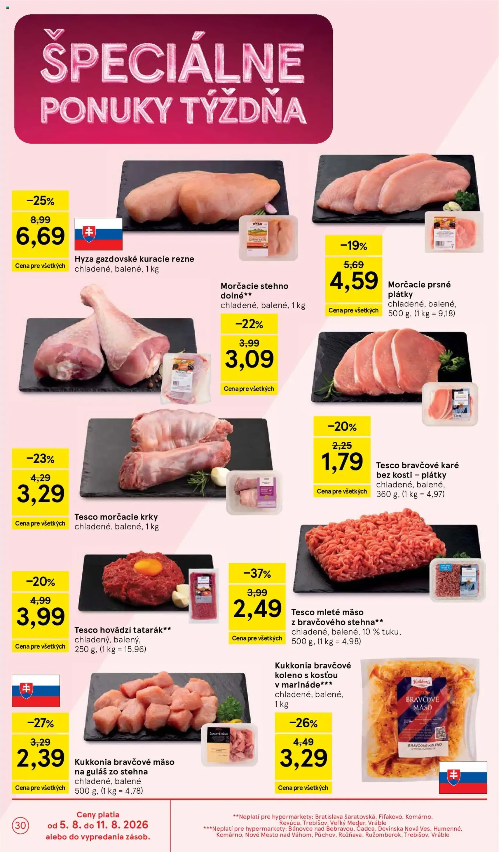 Tesco Hypermarket - leták - platný leták od 05.08.2026 strana 30 z 52