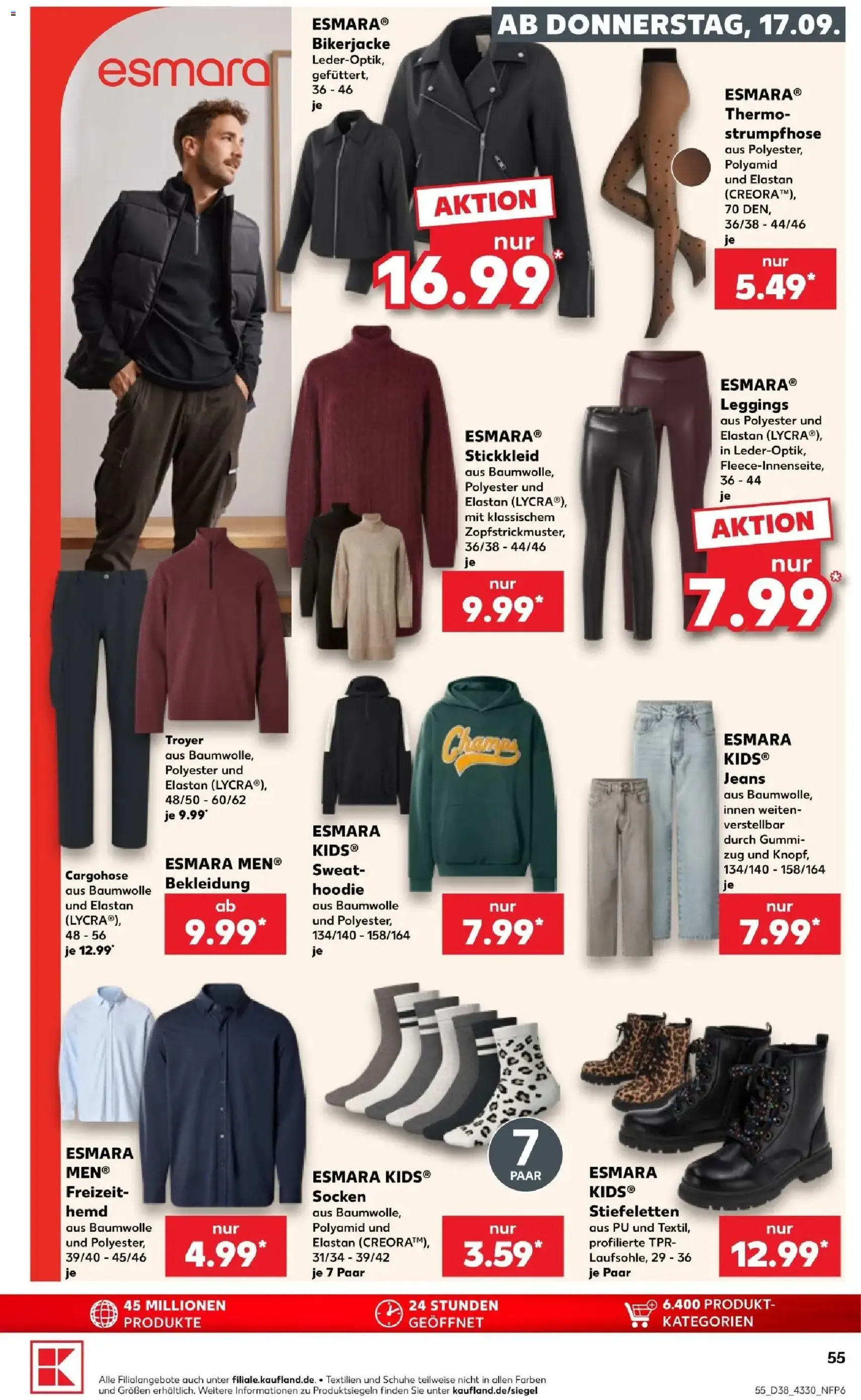 Kaufland Prospekt - Gültiger Prospekt ab 17.09.2026, Seite 55 von insgesamt 66