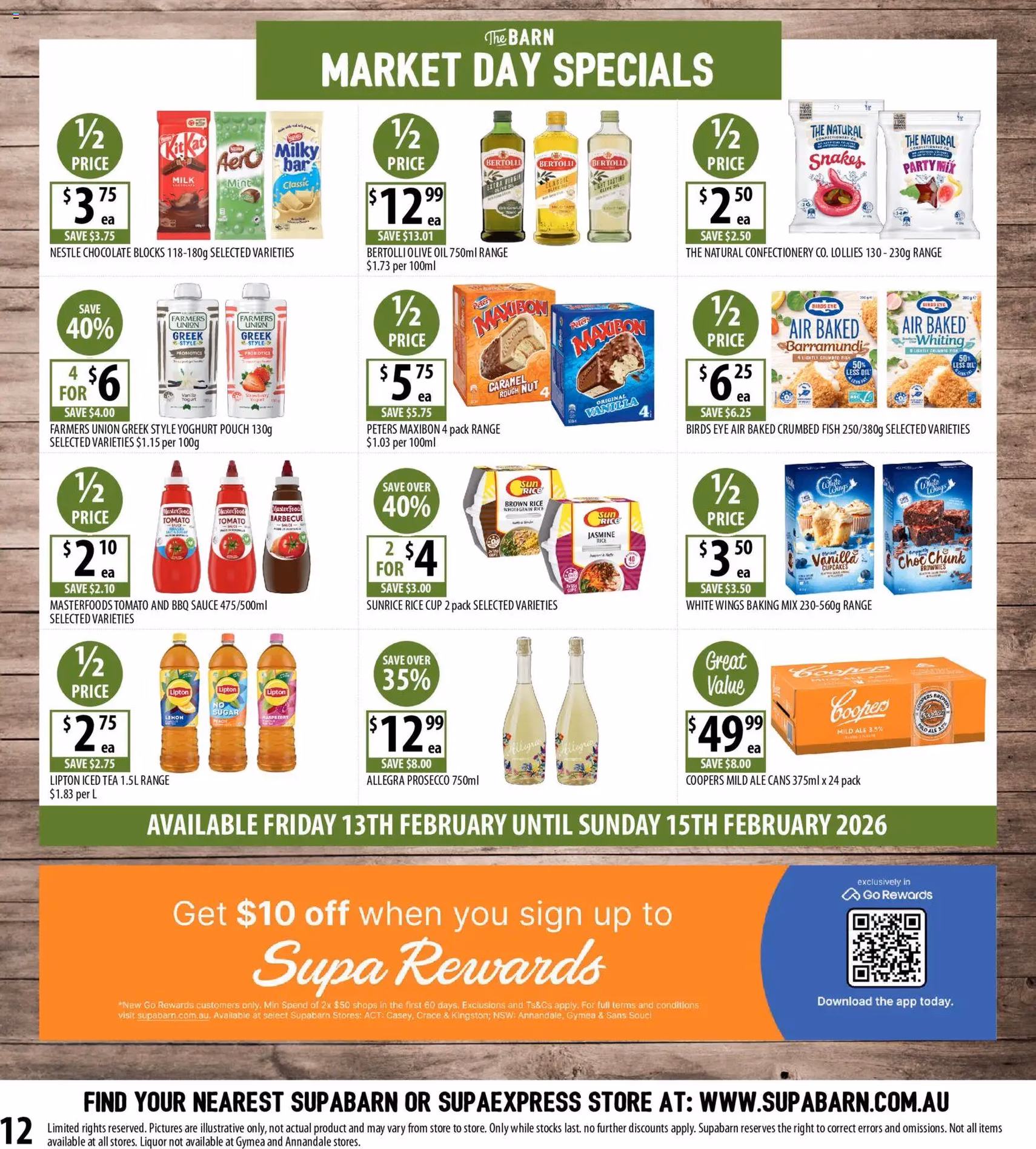 Supabarn Catalogue - valid flyer from 11/02/2026, page 12 of 12