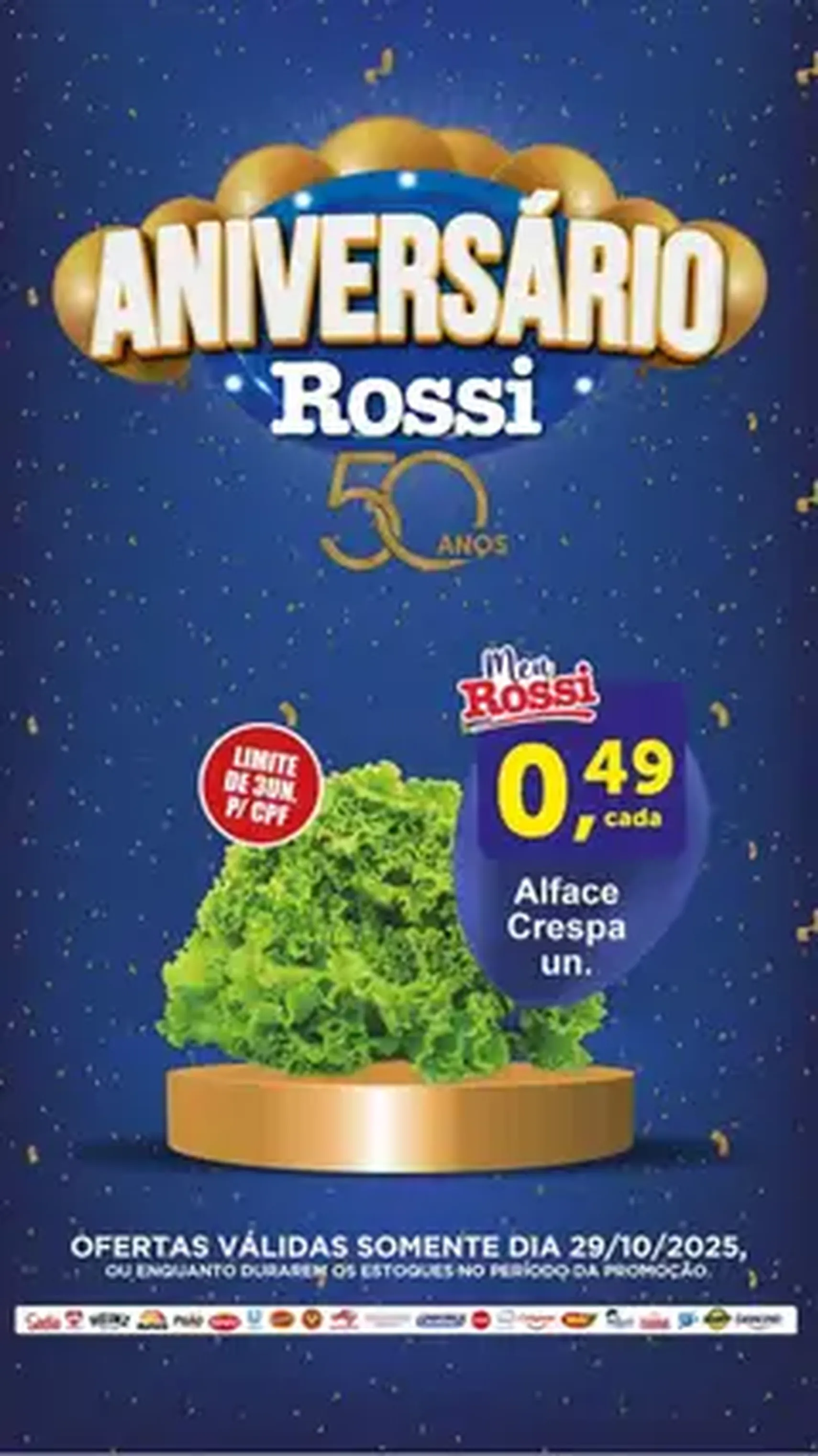 Rossi Supermercados - Ofertas do Dia - folheto válido a partir de 29/10/2025 página 1 de 1