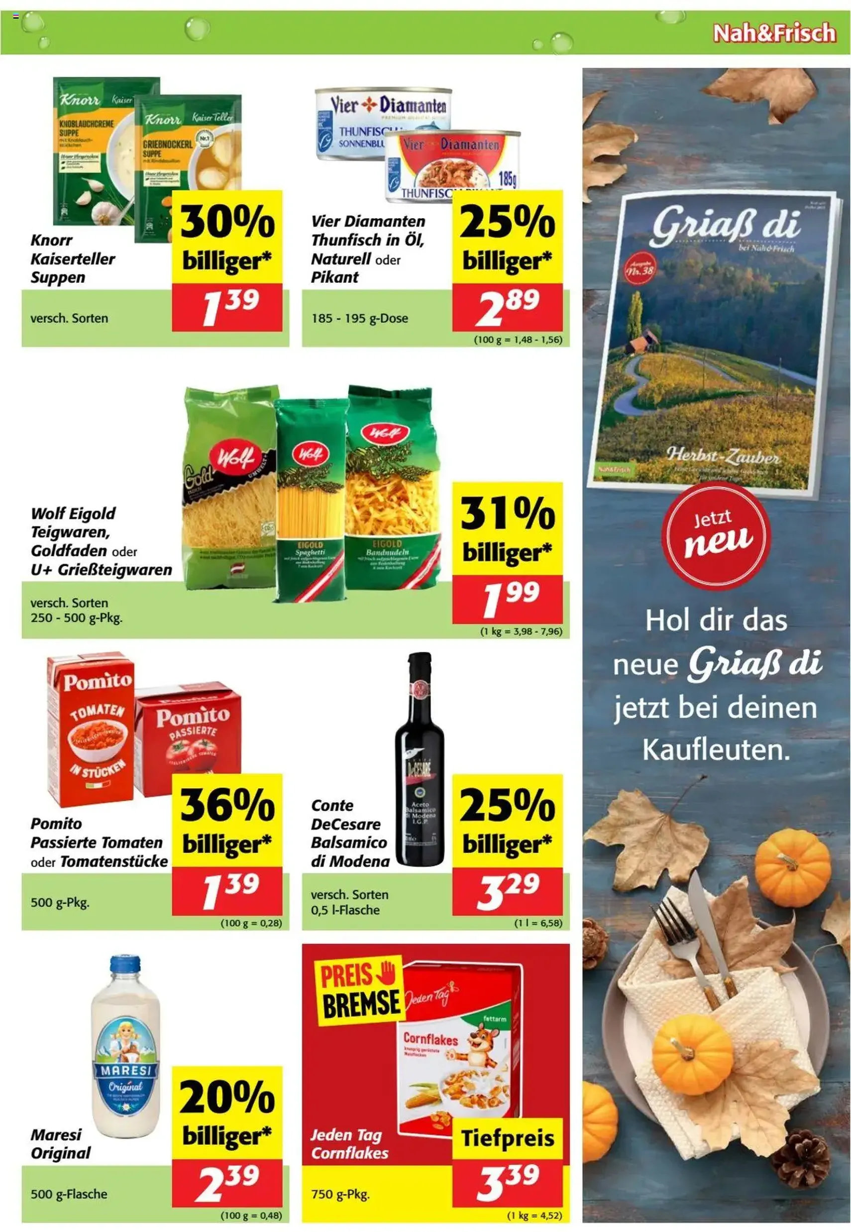 Nah und Frisch Flugblatt - Gültiger Prospekt ab 27.08.2025, Seite 5 von insgesamt 8